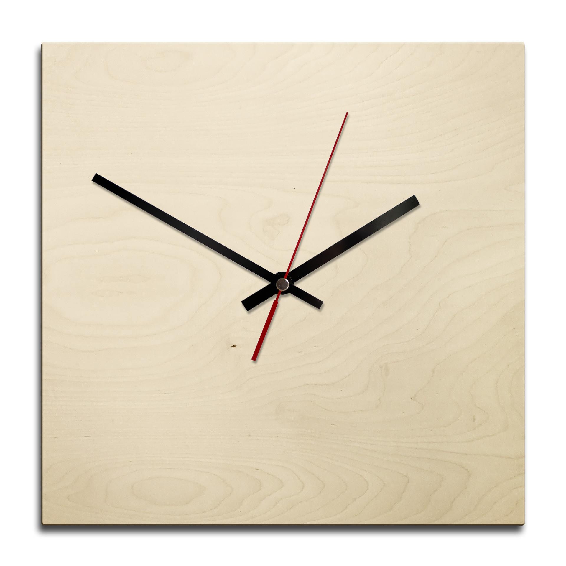 Horloge murale en bois - Blanko - Carré