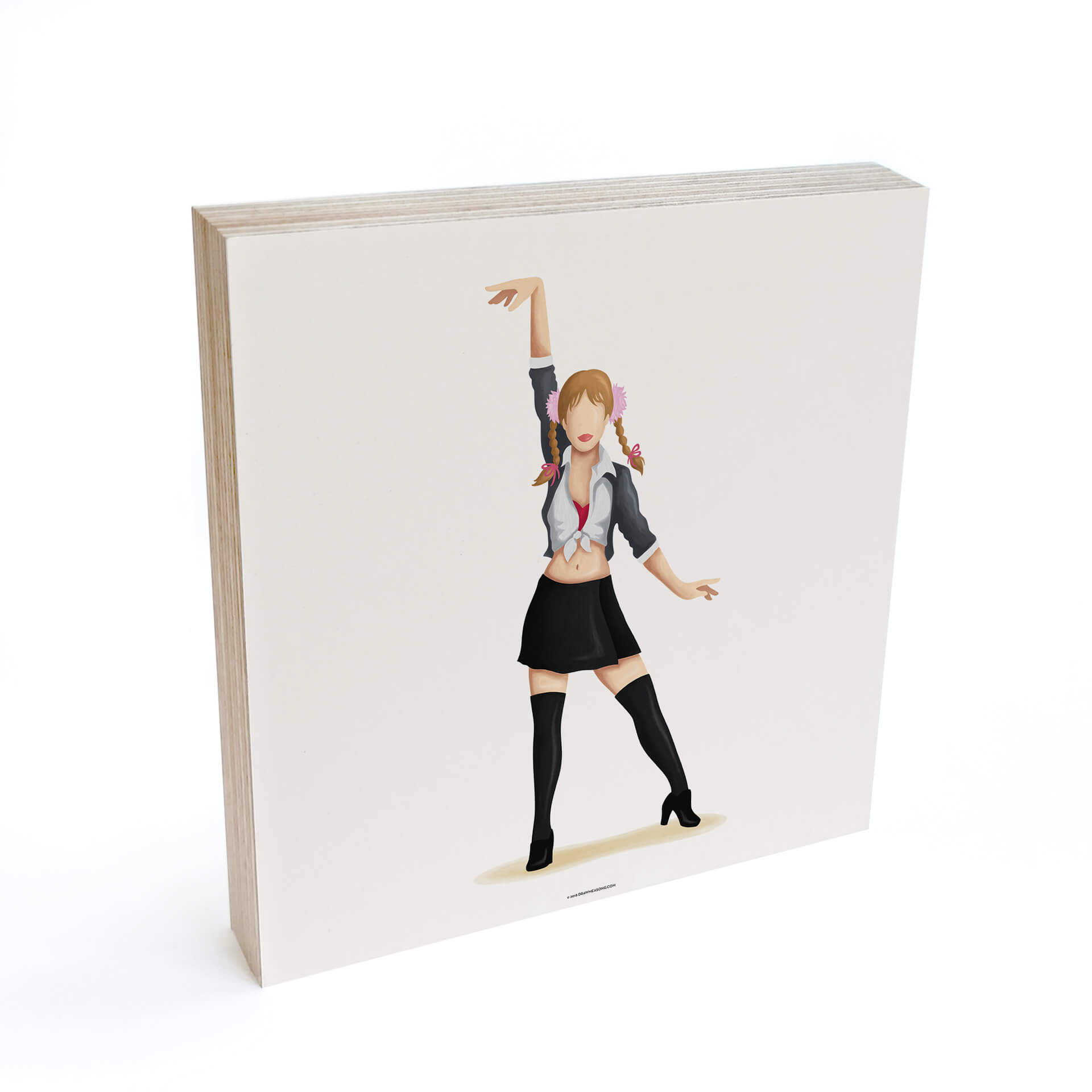 Billede af træ til at sætte op - Tohmé - Britney - 15x15 cm