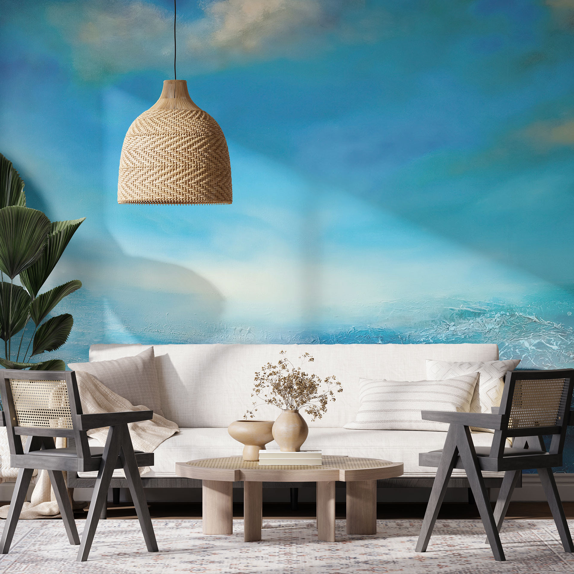 Fotobehang in blauw - Schmucker