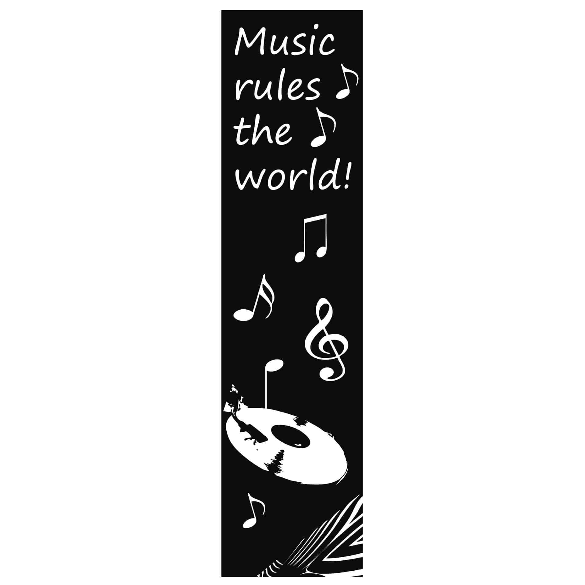 Wallsticker Banner Musik