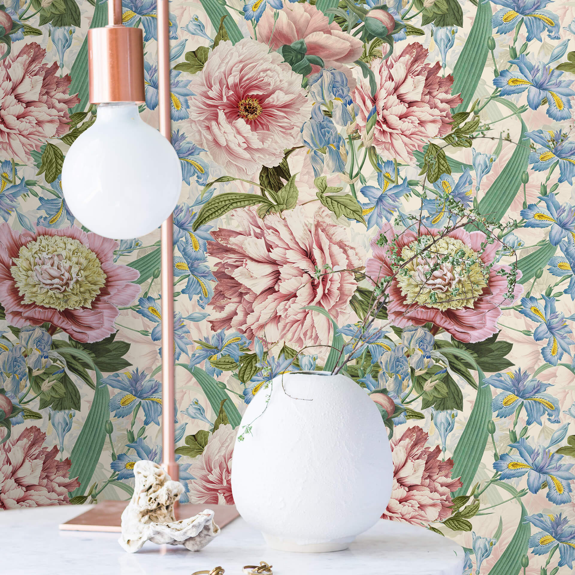 Patroonbehang UN Designs - Vintage Flowers