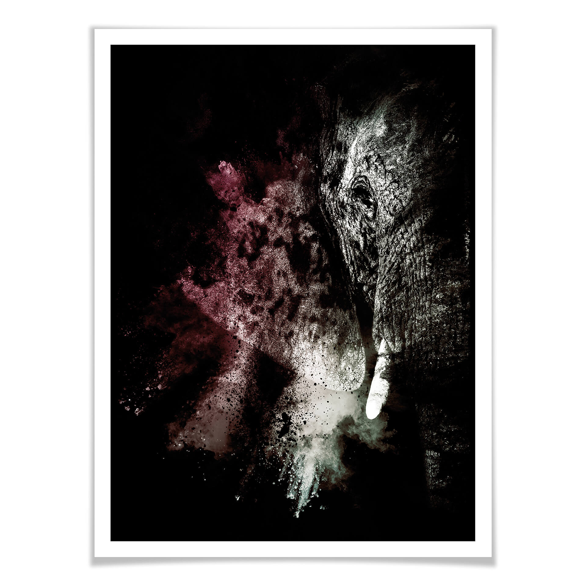 Plakat Hugonnard - Wild Explosion: Elephant 02