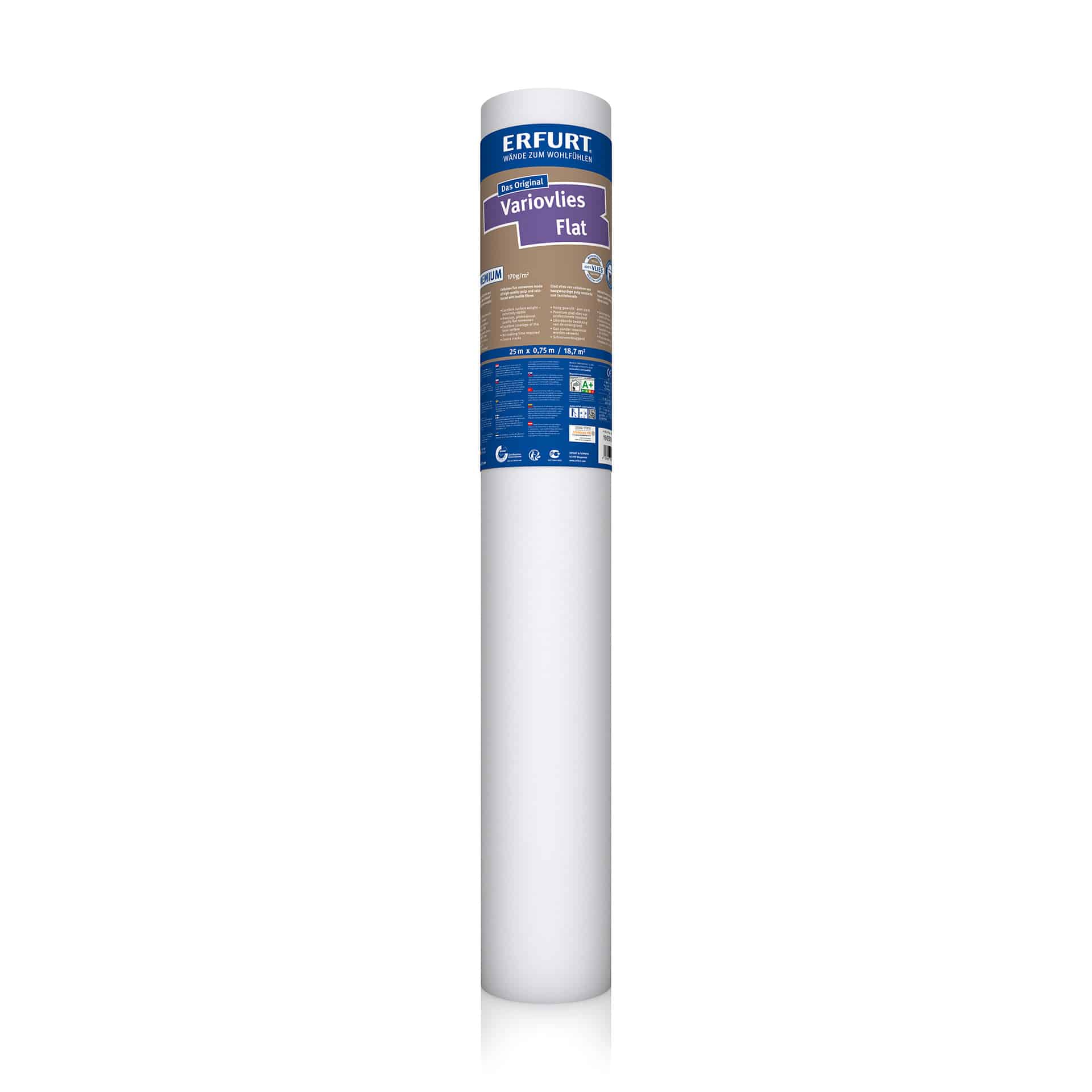 Erfurt gladvlies Behang Vlak Premium 25x0,75m