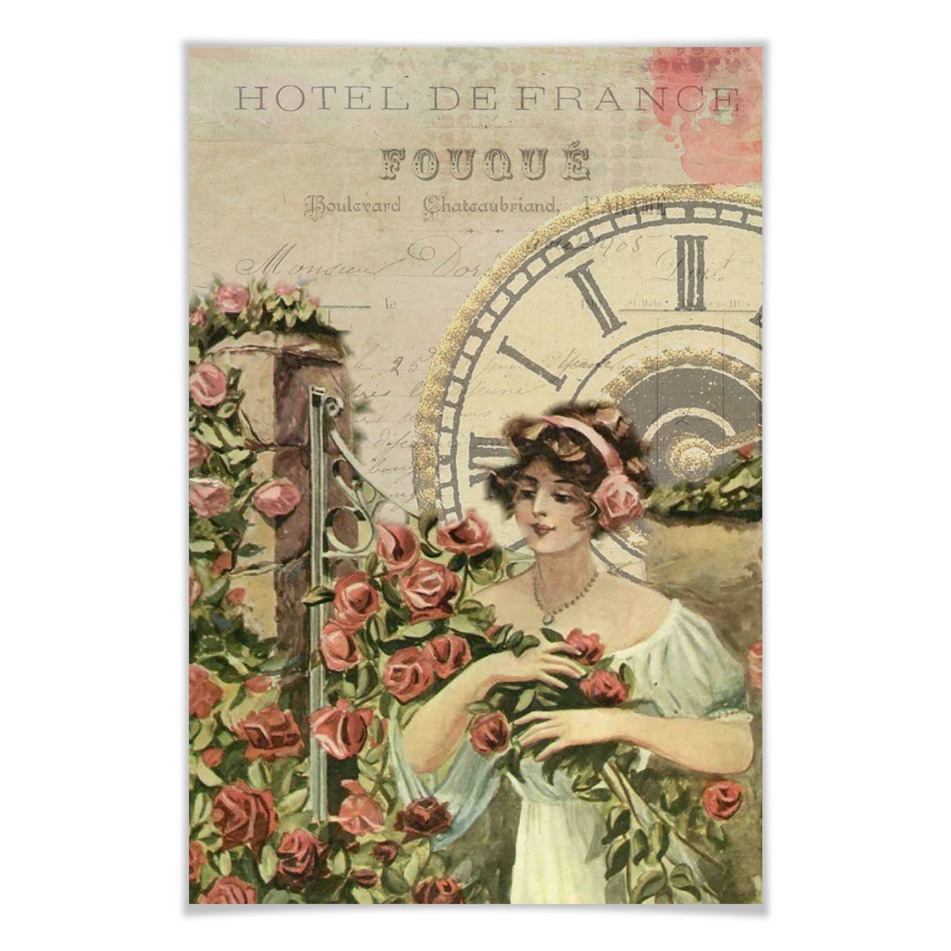 Poster - Ragazza vintage 03