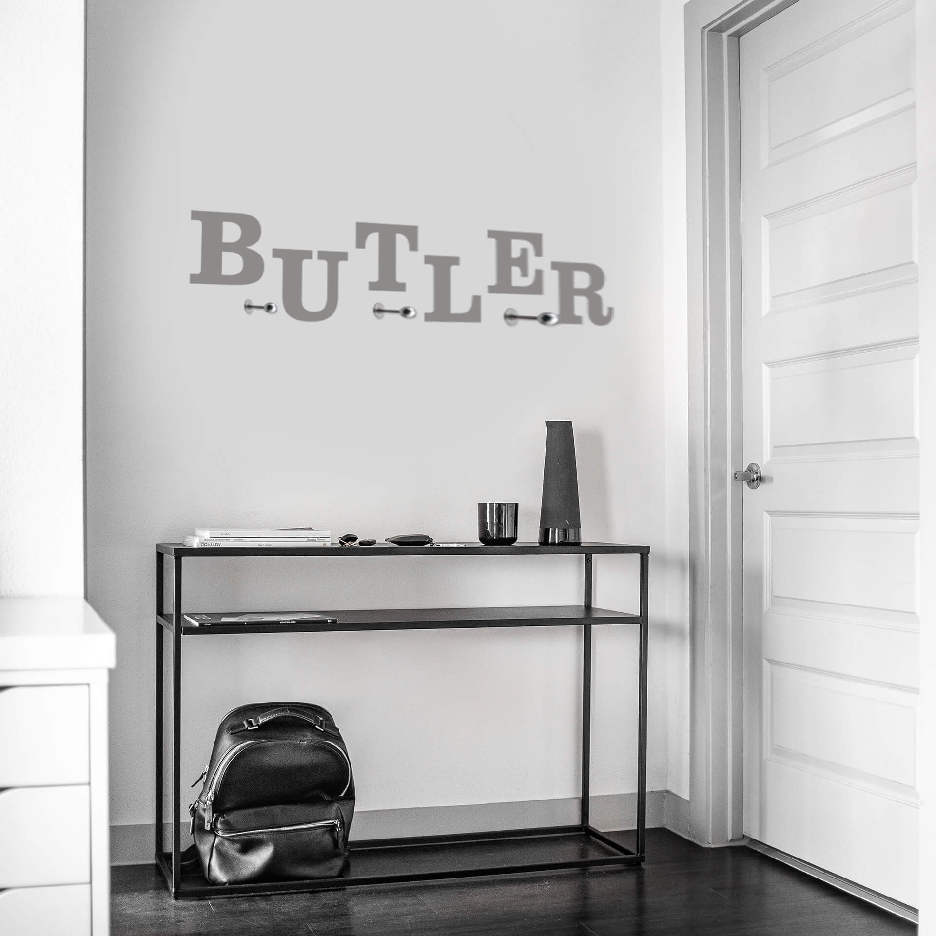 Wallsticker Butler Knage (inkl. 3 kroge)