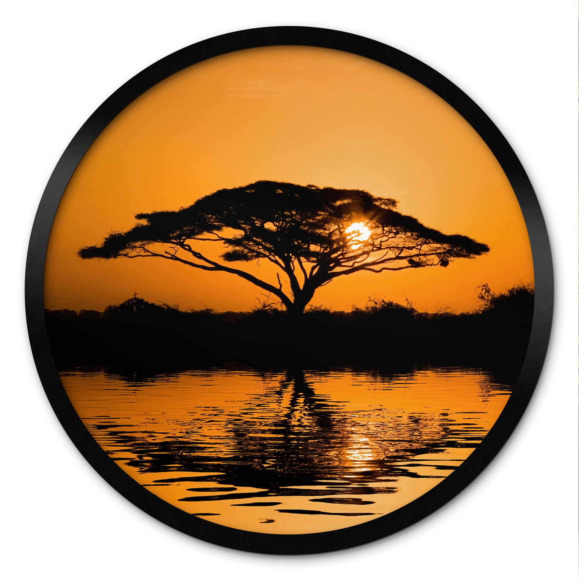 Poster Afrique - Rond