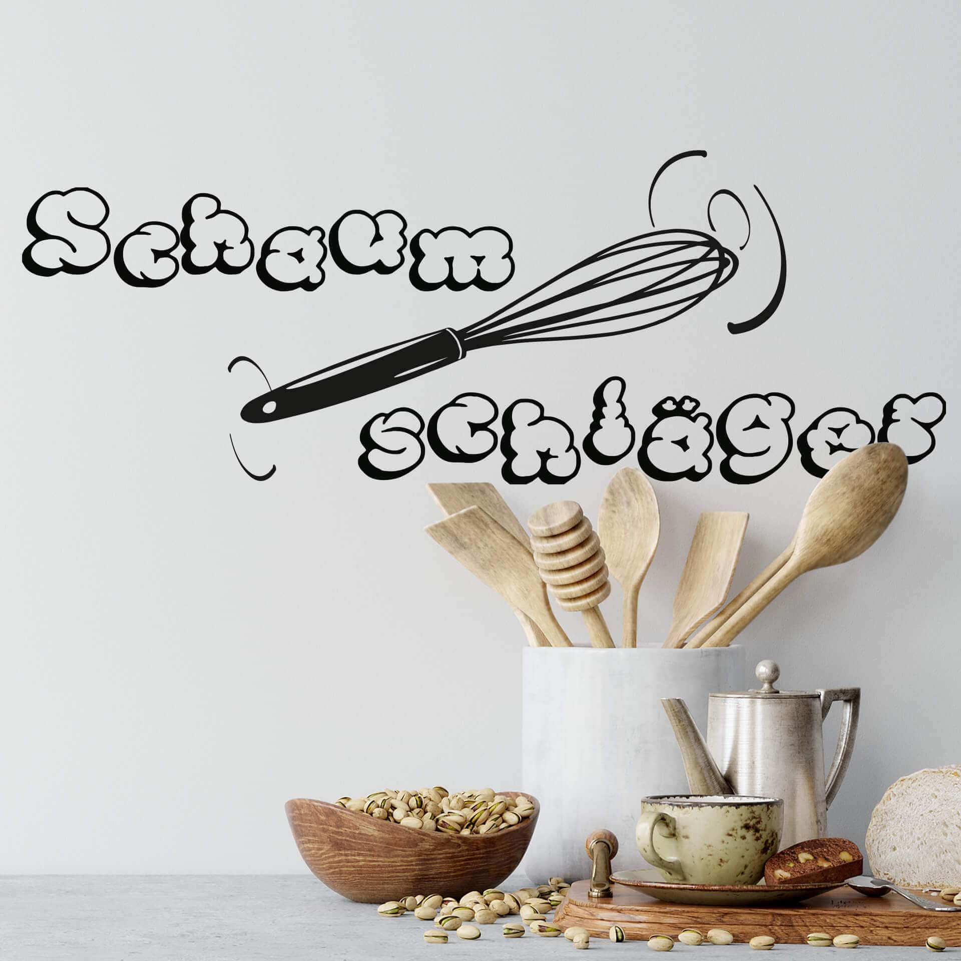 Wandtattoo Schaumschläger