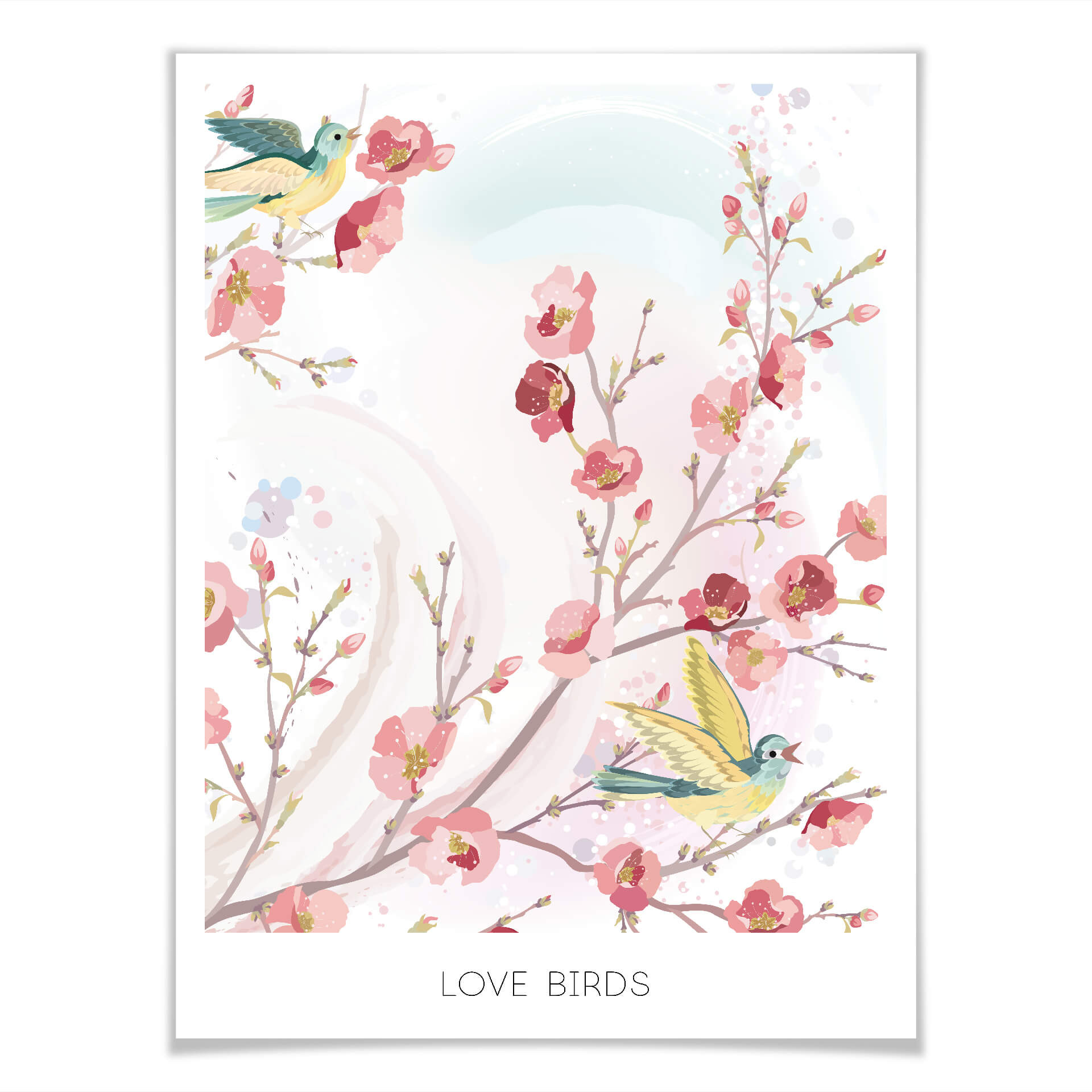 Plakat Love Birds