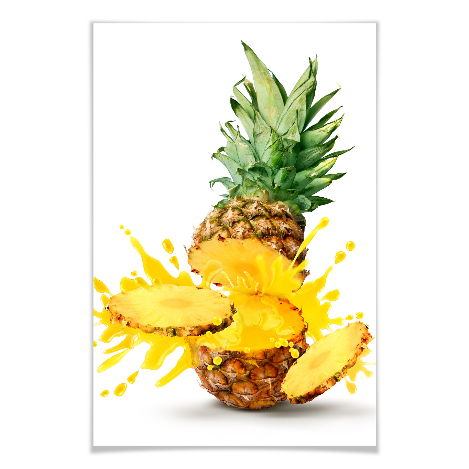 Poster - Splashing Pineapple