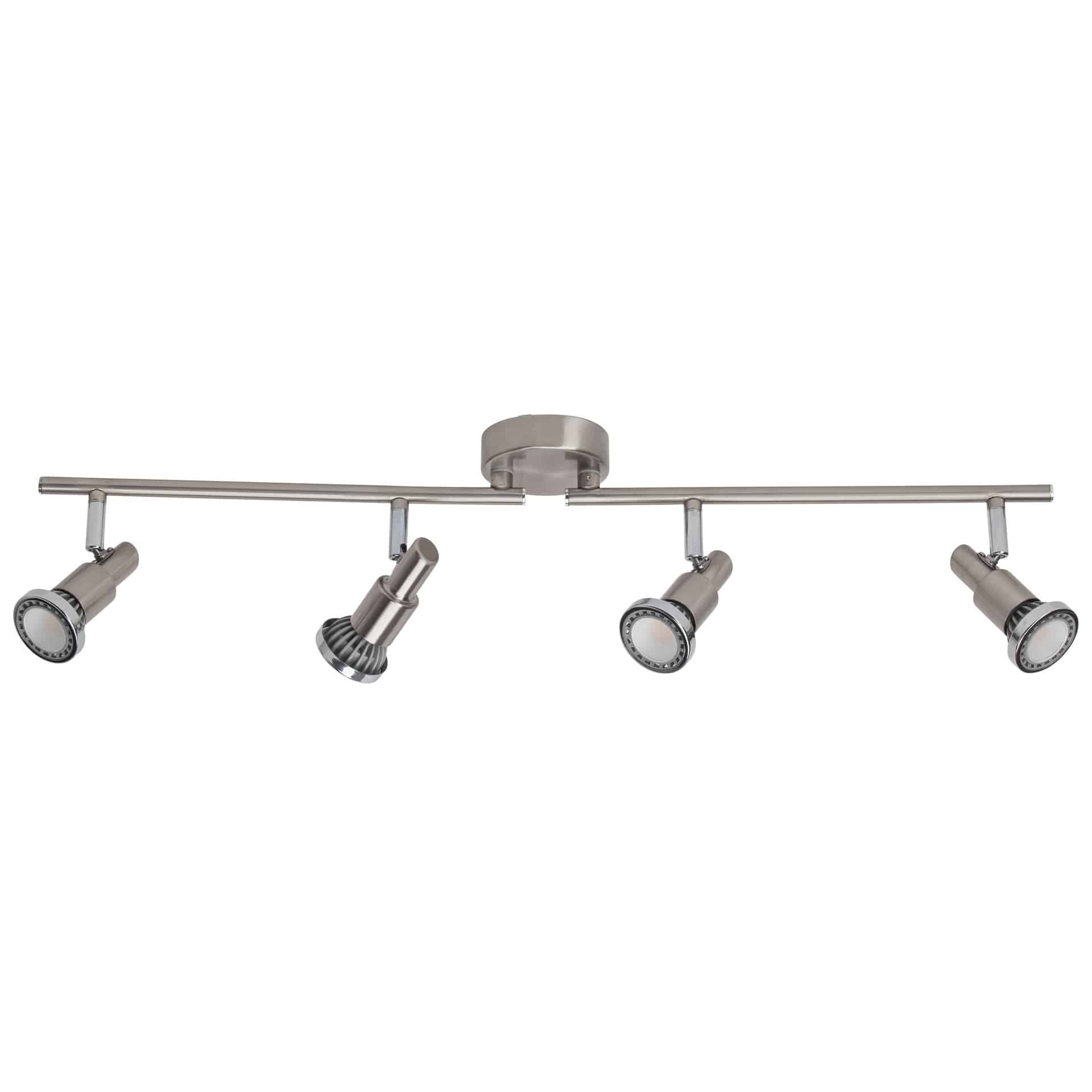Deckenleuchte Mika, silber, 13 x 78 cm, Metall Strahler