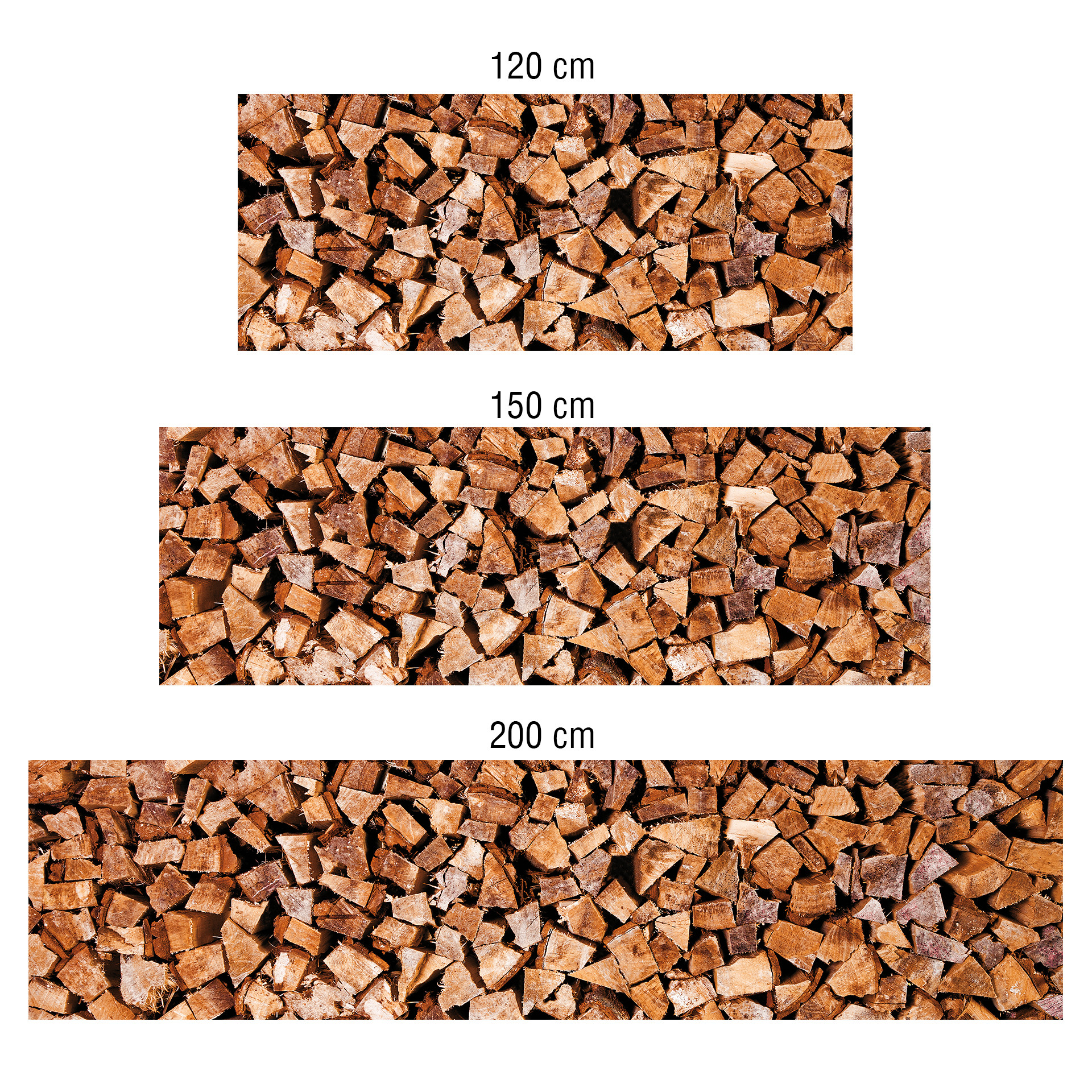 Revêtement pour cuisine - Alu-Dibond - Bois