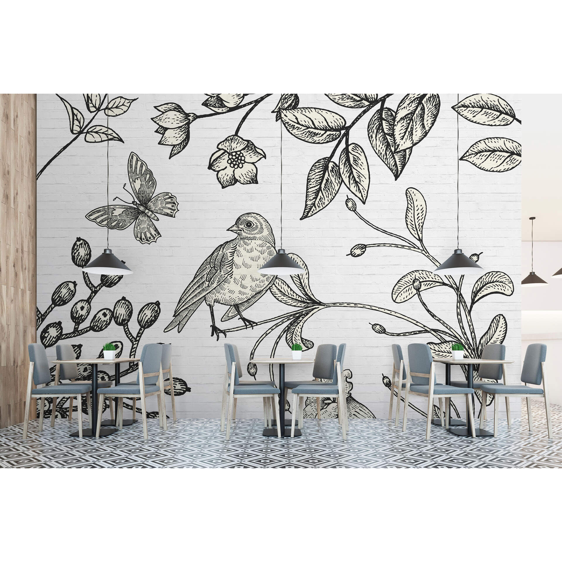 Livingwalls Fotomurale Walls by Patel birdy 2