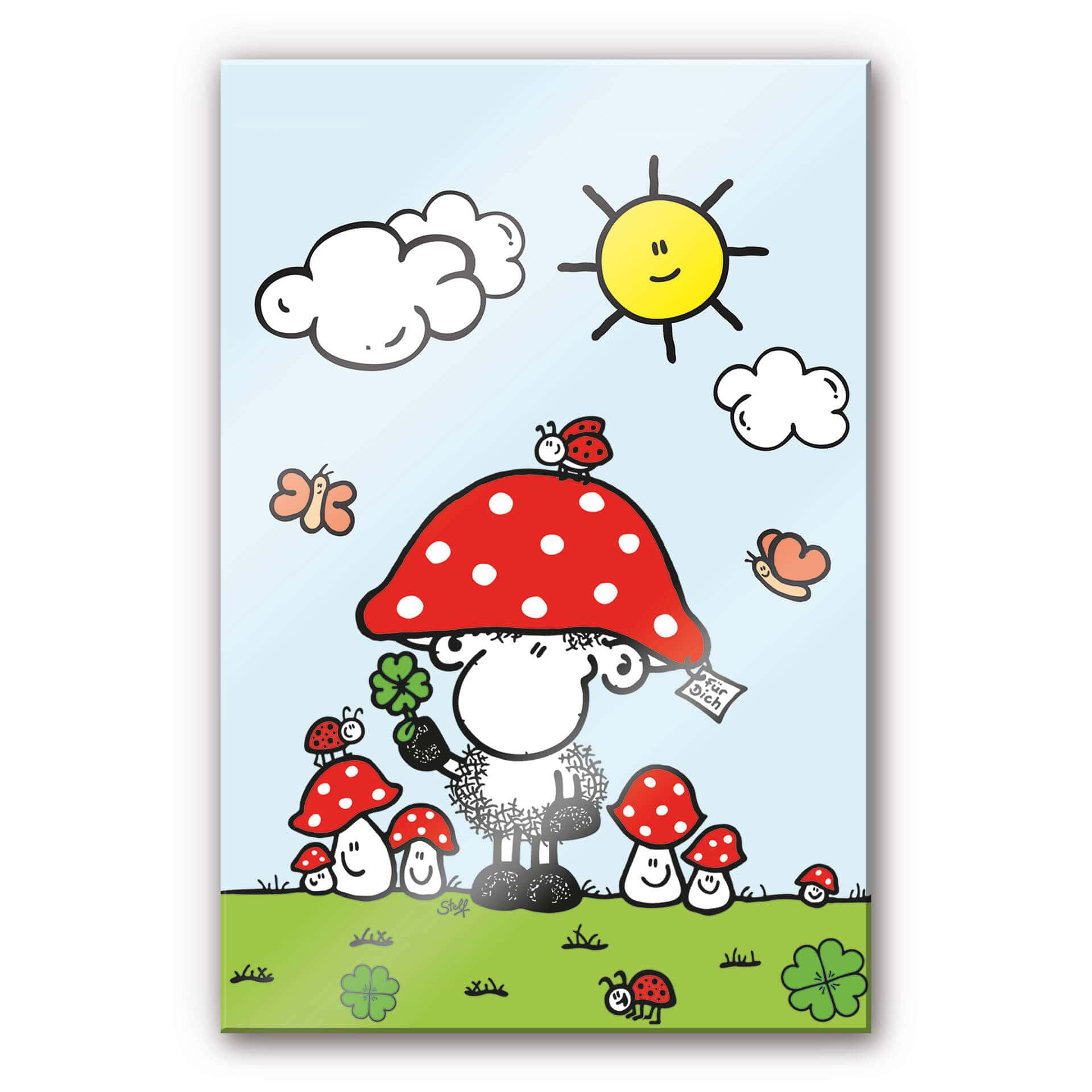 Akrylbillede sheepworld lucky charm
