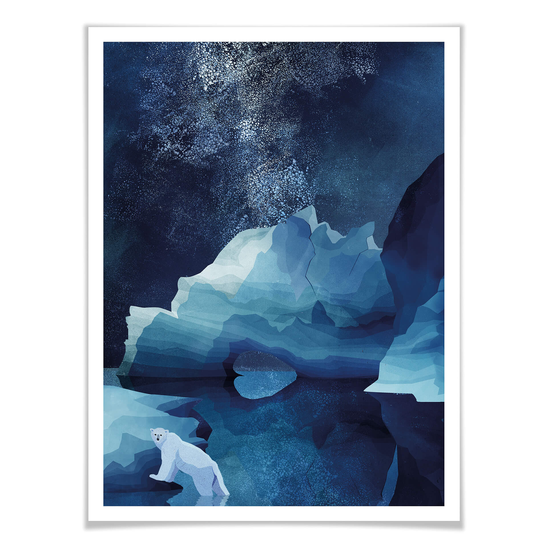 Plakat Goed Blauw - Niedźwiedź polarny