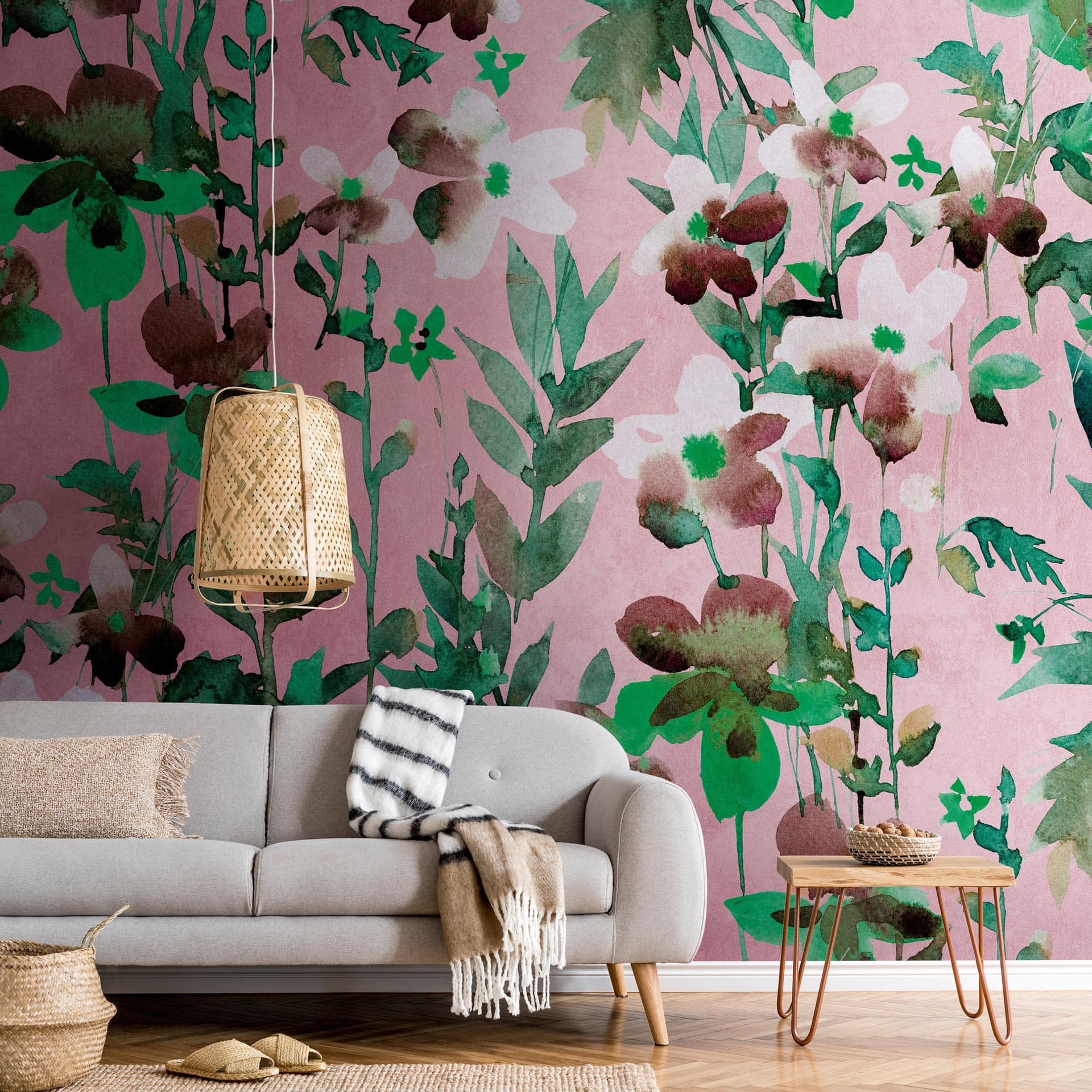 Livingwalls Metropolitan stories THE WALL bloemen behang