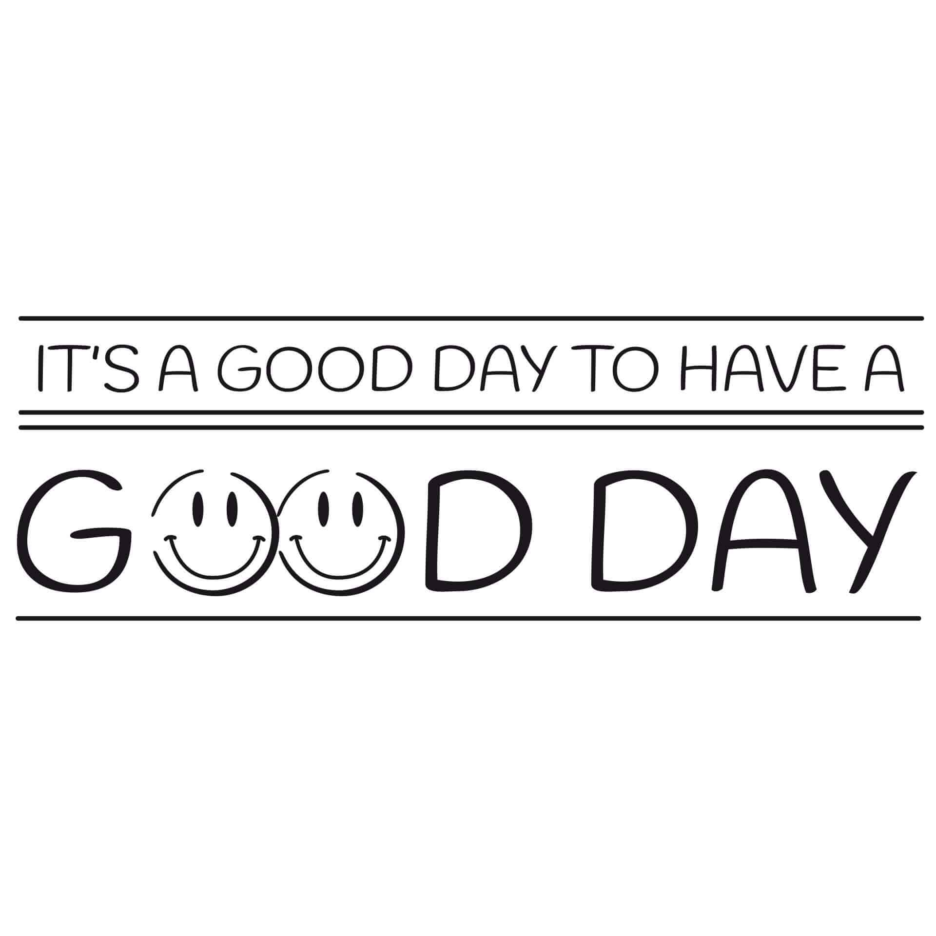 Wallsticker -  Good Day