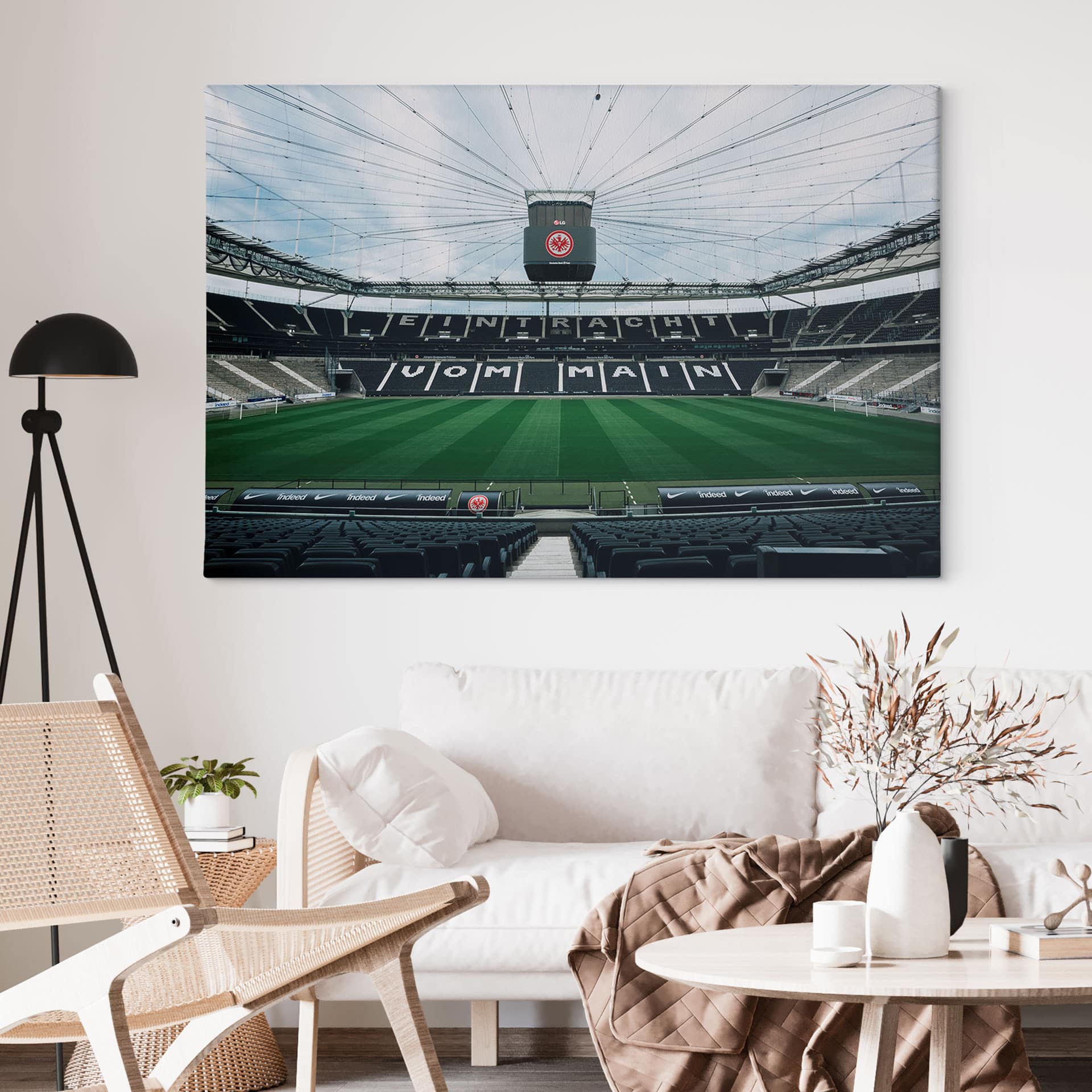 Leinwandbild Eintracht Frankfurt - Stadion Tribüne