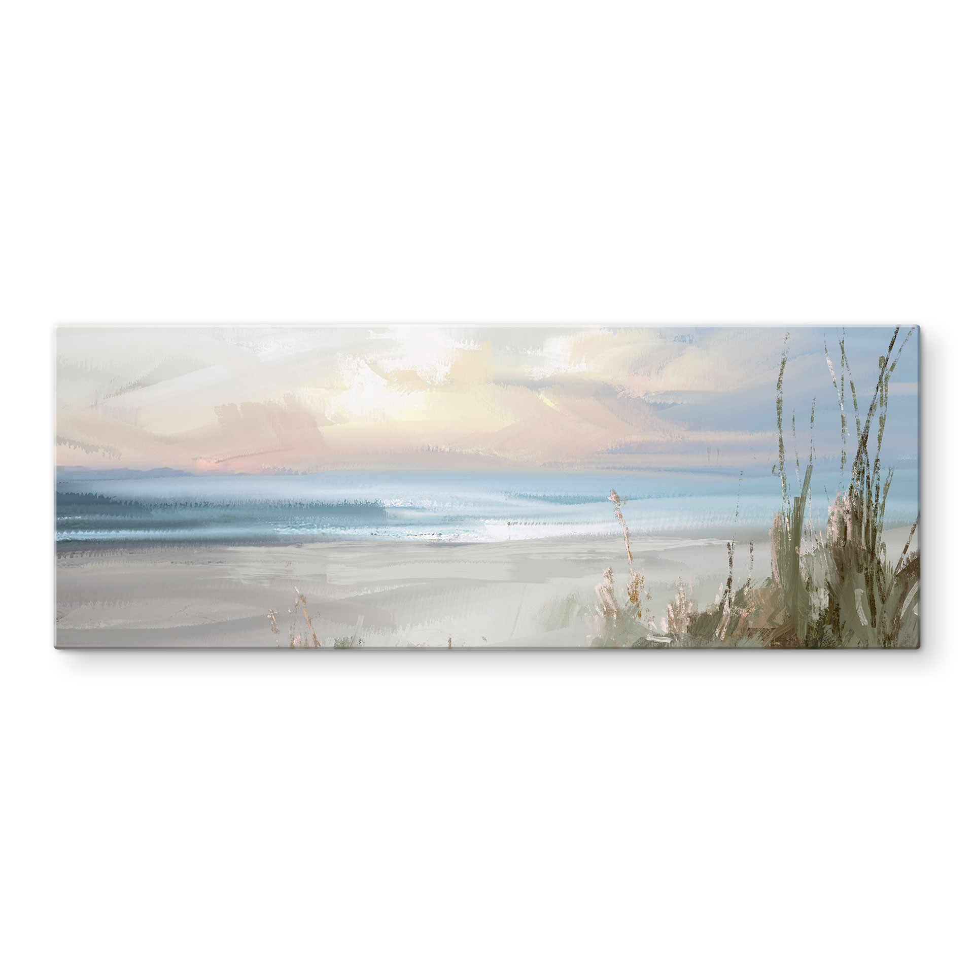 Crédence Plage Tranquille aux Couleurs Pastel - Cheney - Panorama
