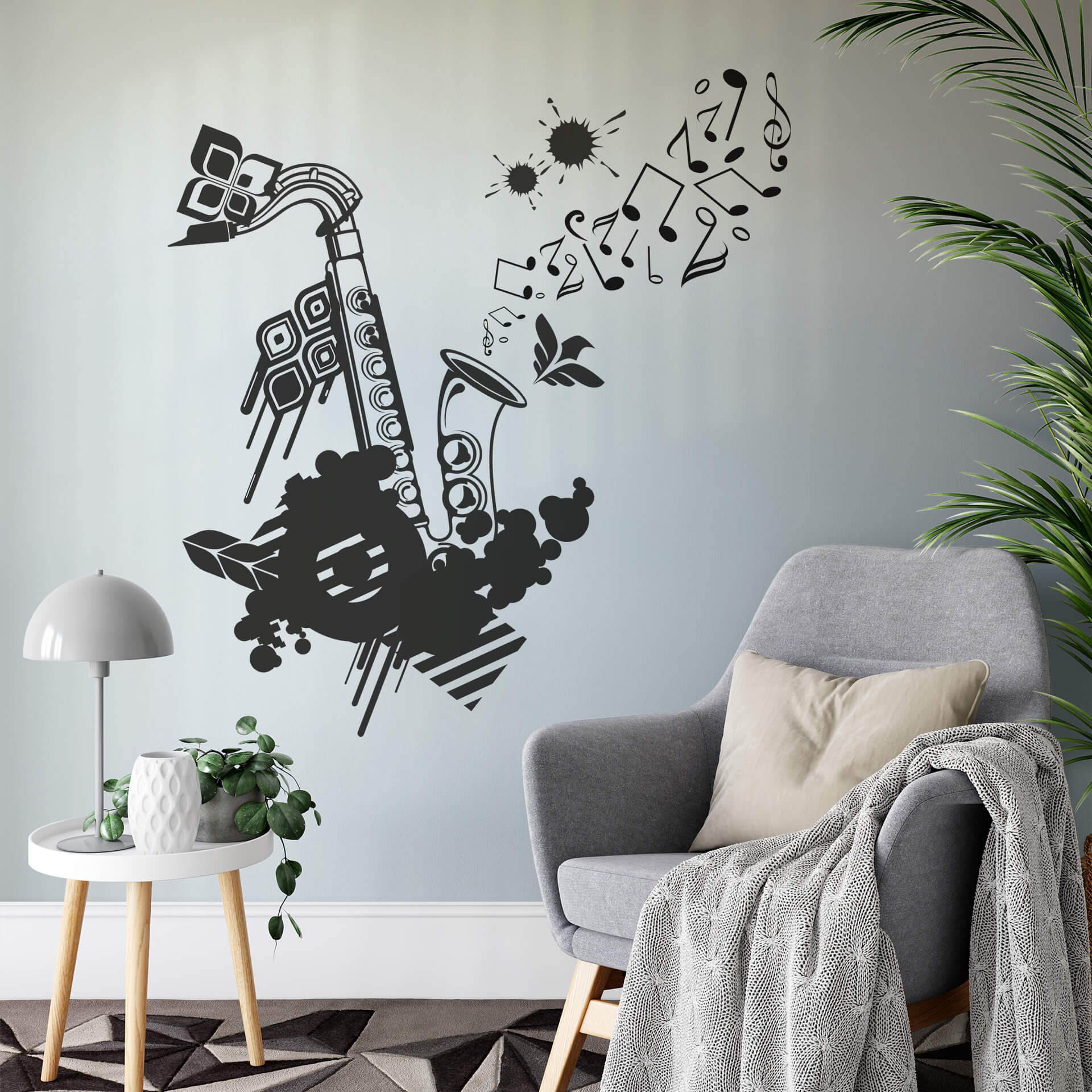 Wallsticker - Saksofon