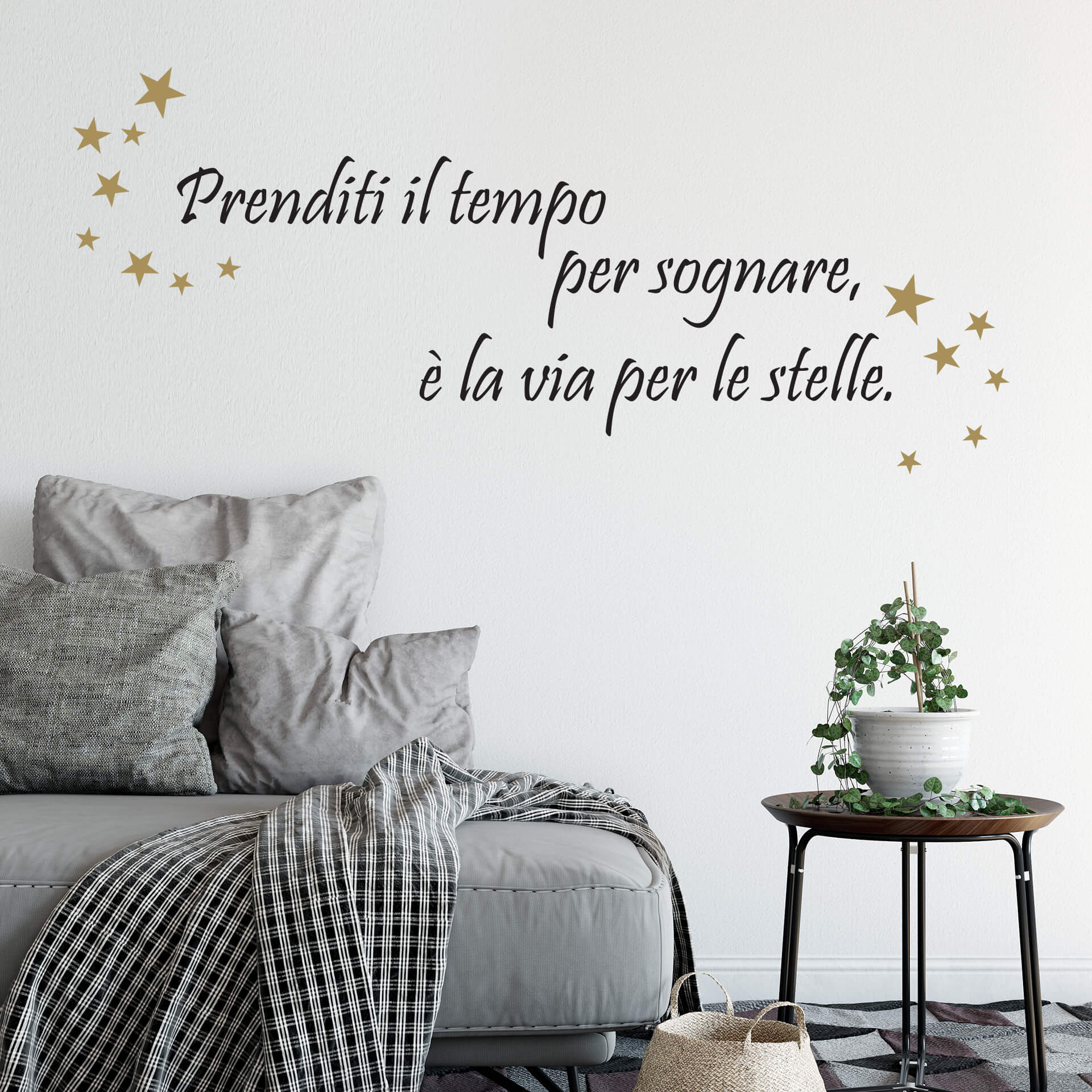 Wallsticker - Prenditi il tempo per sognare (2-farvet)