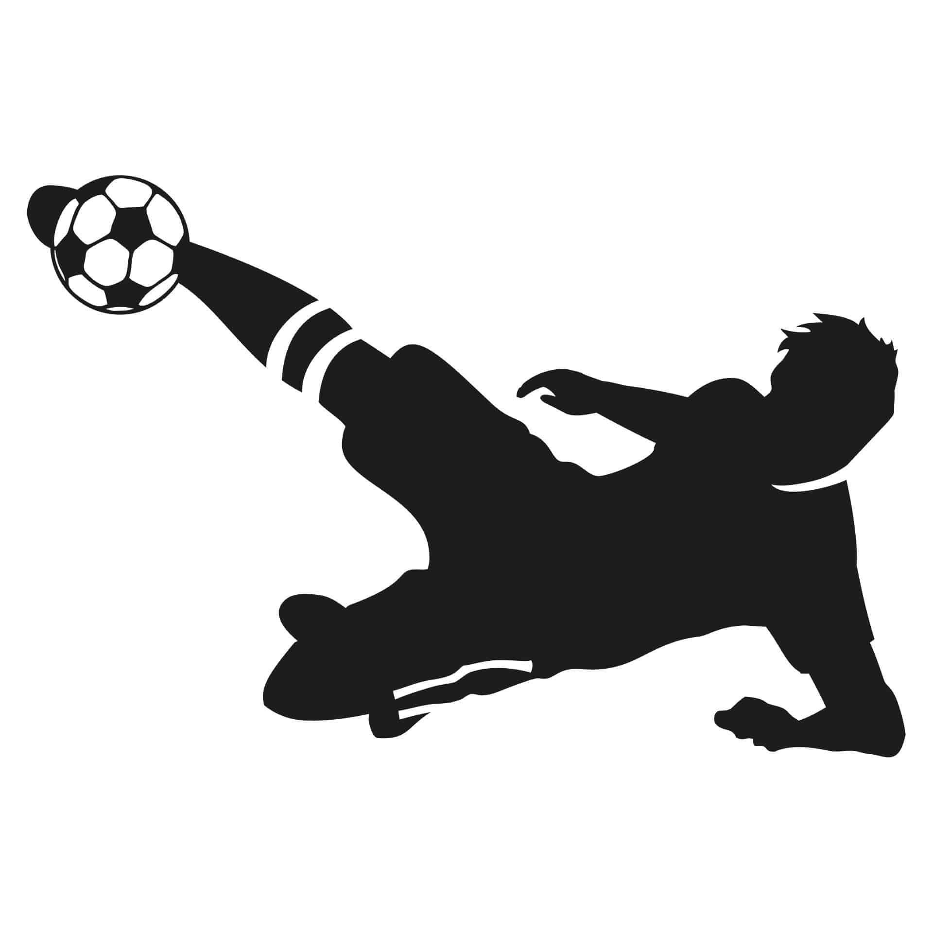Wallsticker Fodboldspiller 3