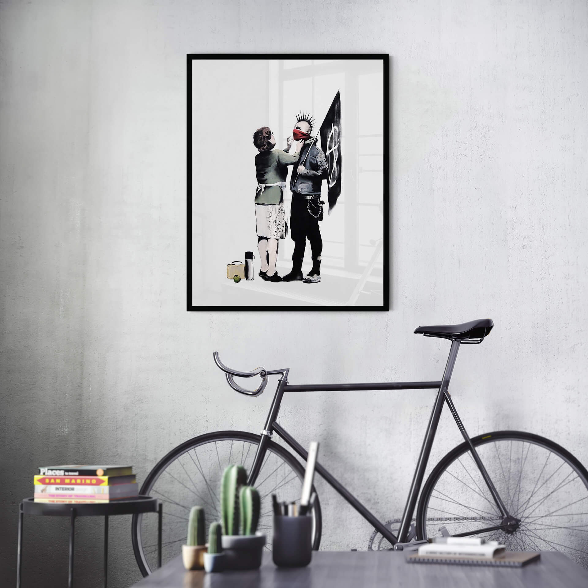 Plakat Banksy'ego - Porady matki