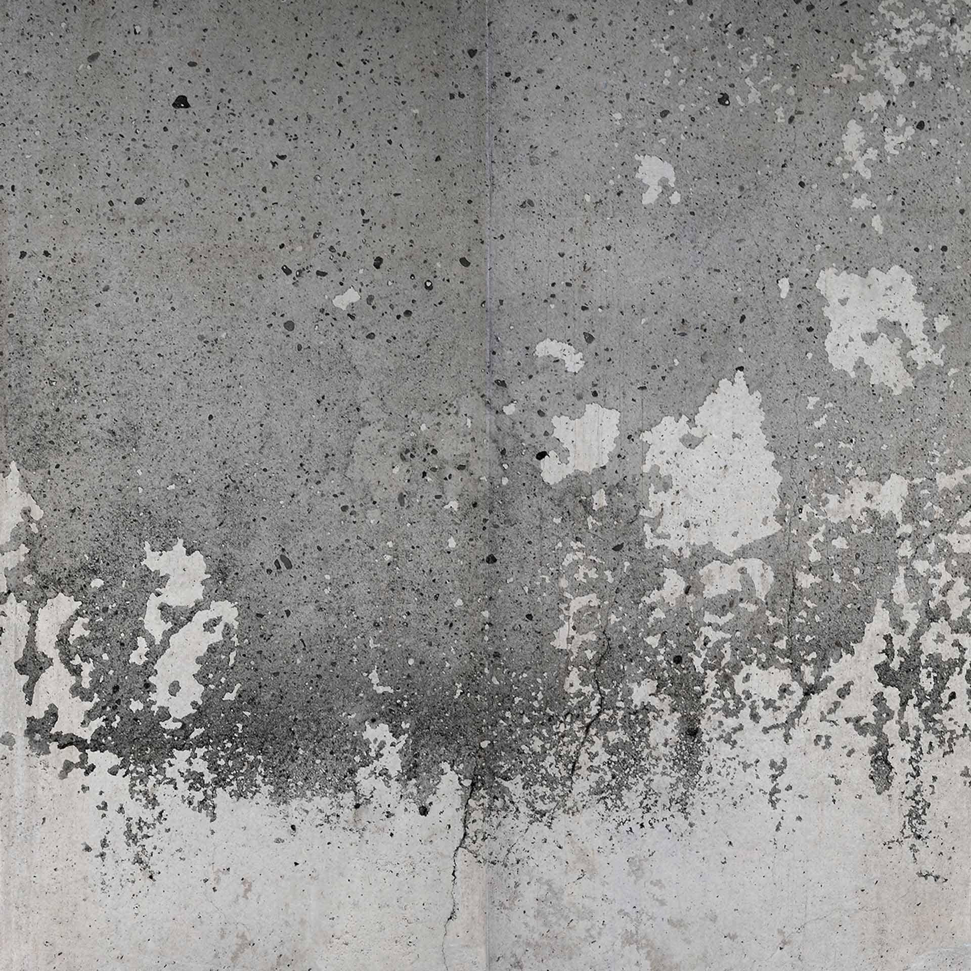 Betonlook PaintedWall behang in grijs zwart - vliesbehang Designwalls 2 - 2,55 x 3,5 m