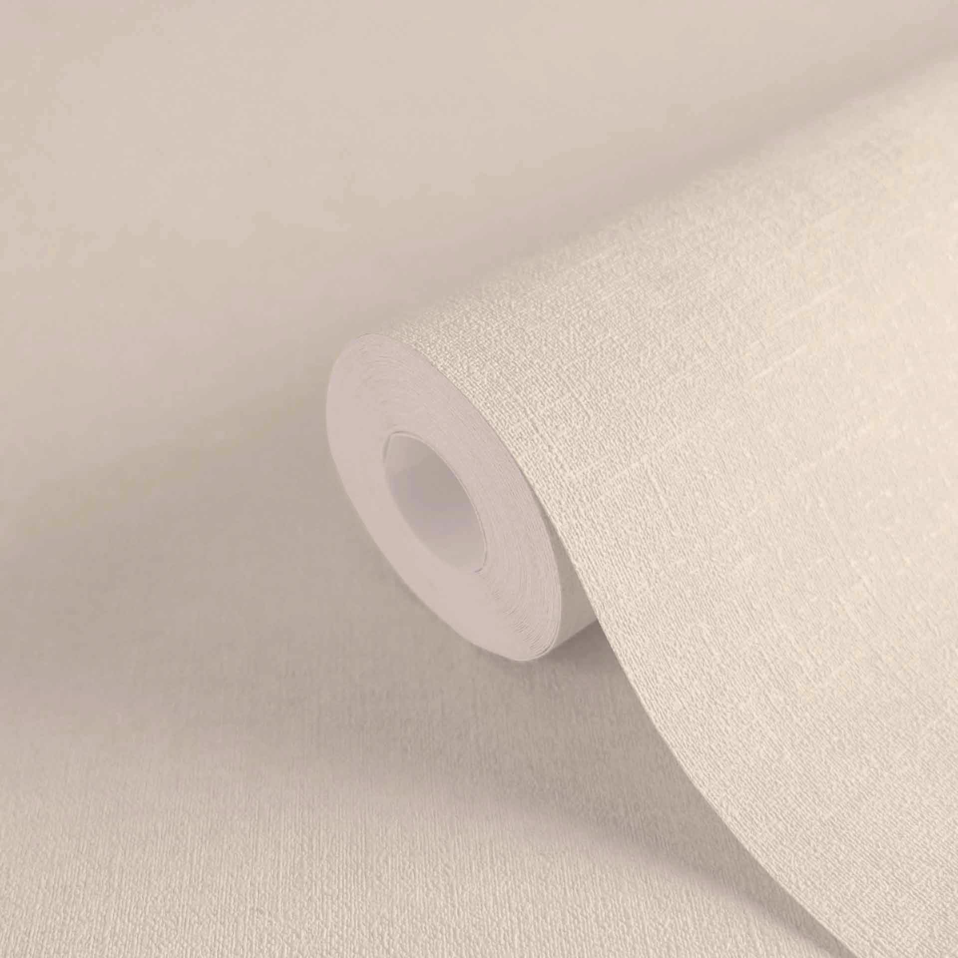 Beige linnen look behang - elegant vliesbehang voor een gezellig huis