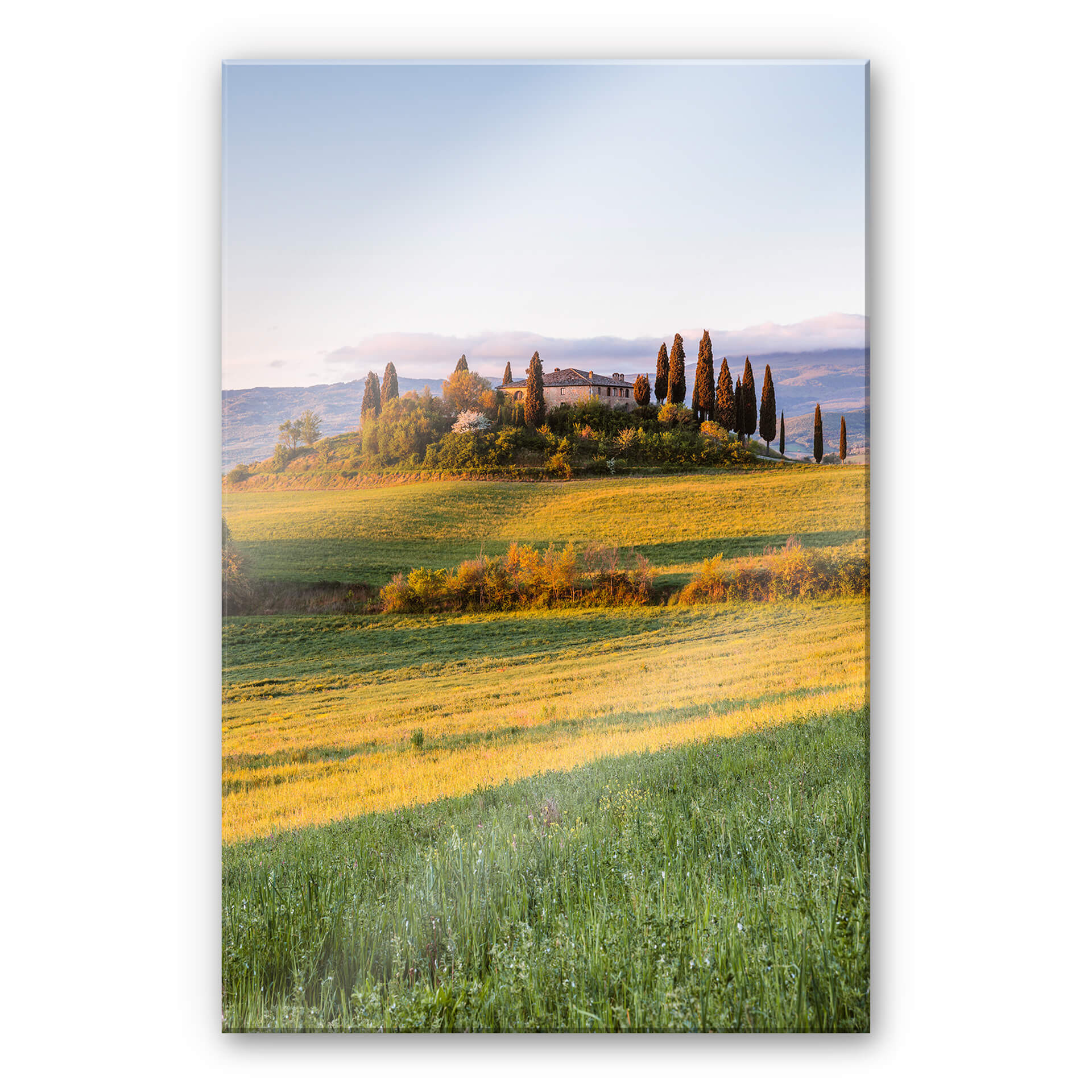 Akrylbillede Colombo - Solnedgang i Toscana