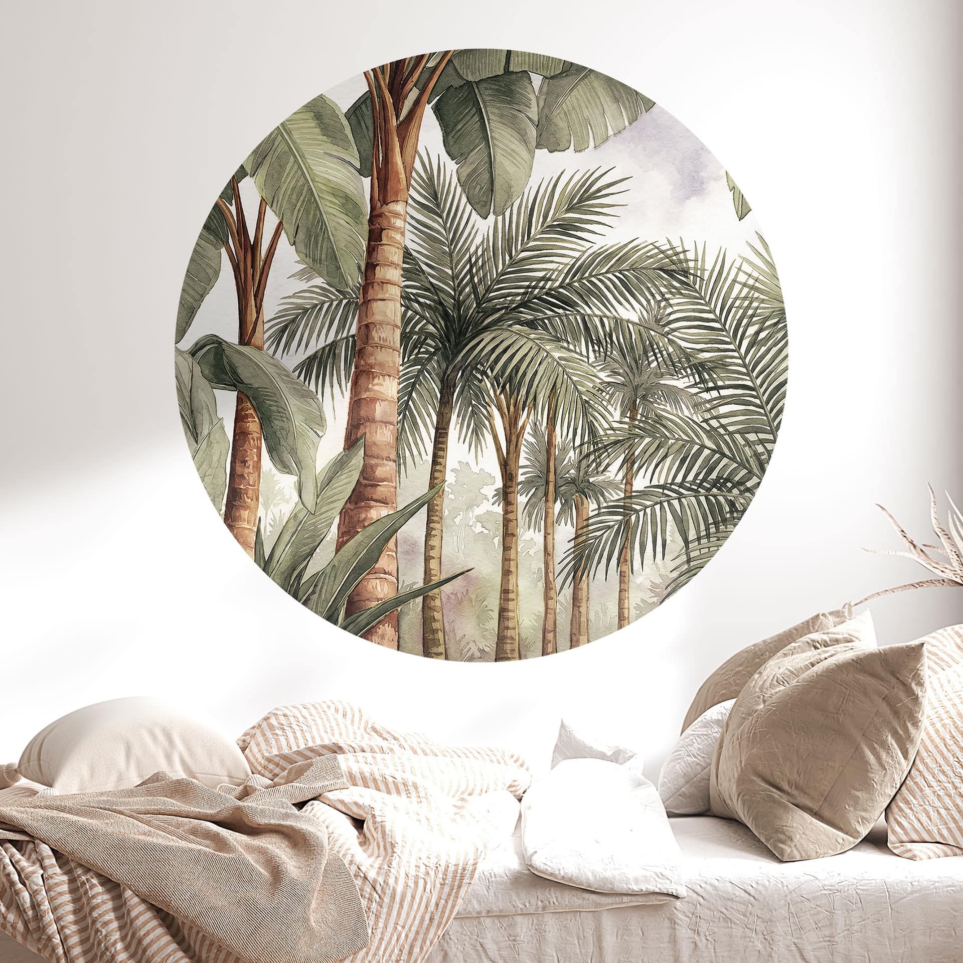 Muursticker Tropisch Palmenbos - Pictufy Studio