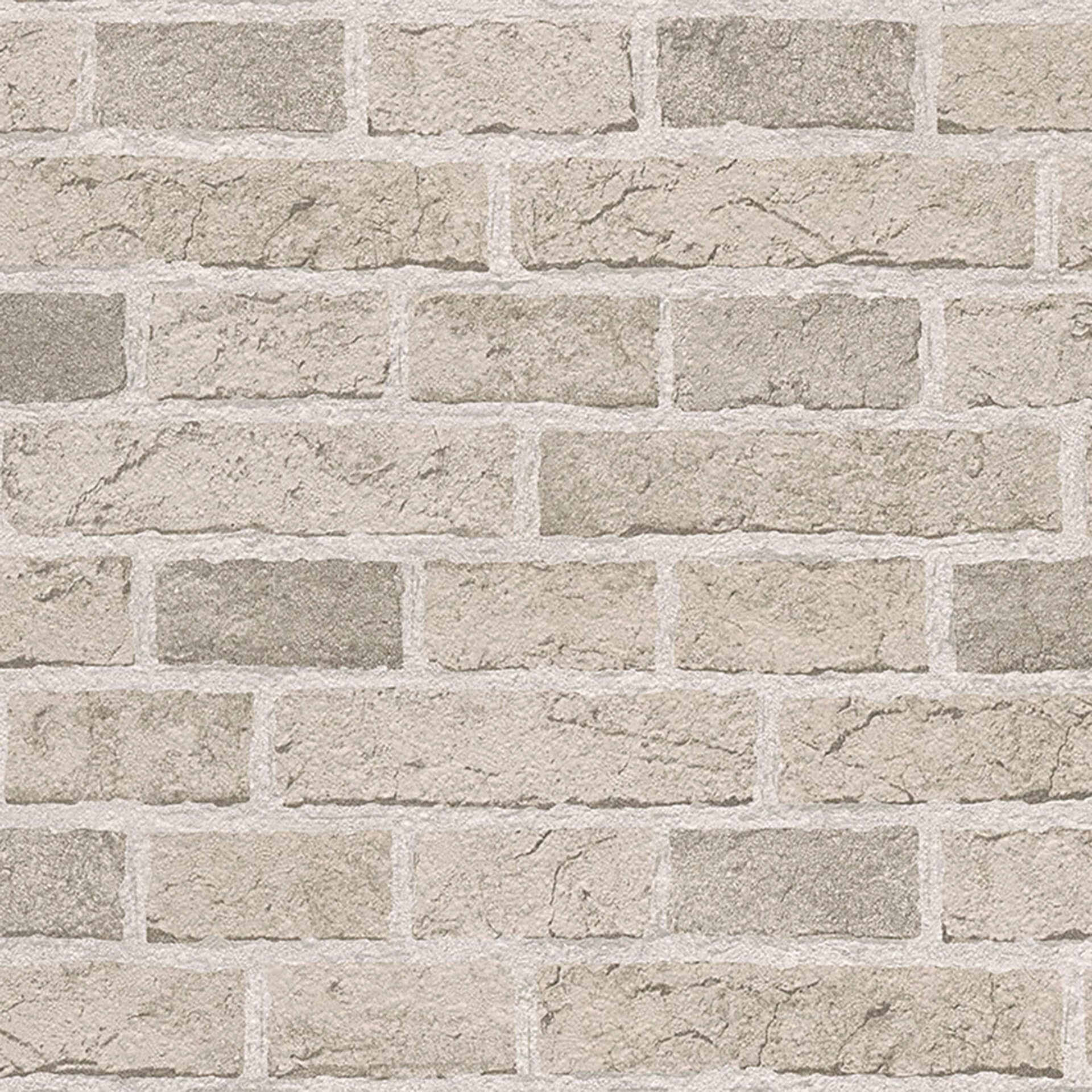 A.S. Création Il Decoro Papier peint effet brique - Crème