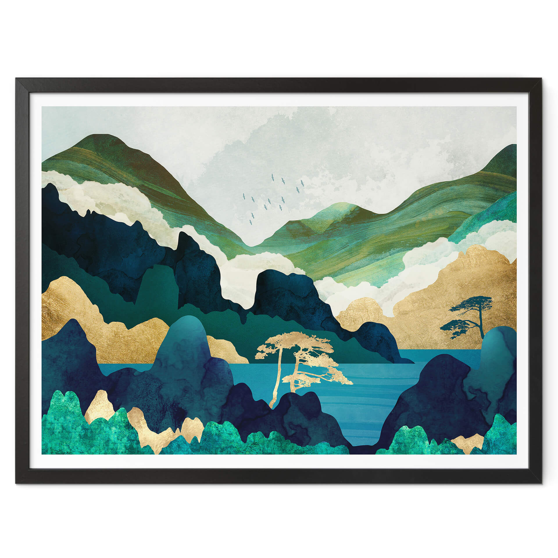 Poster SpaceFrog Designs - Dans les montagnes