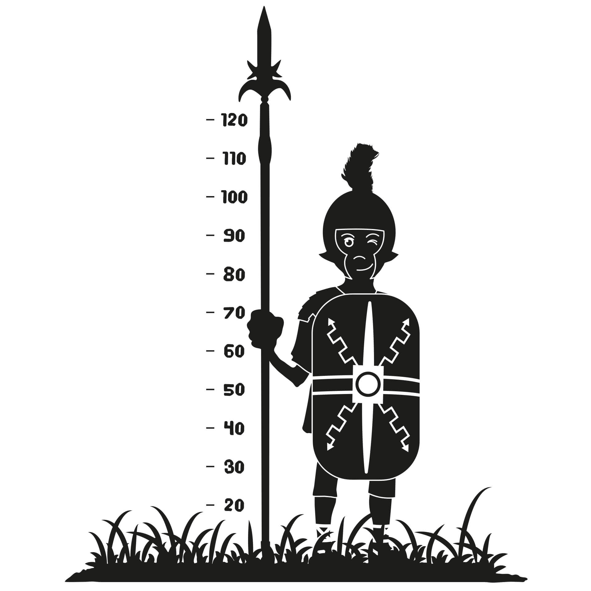 Wandtattoo Messlatte Kleiner Römer