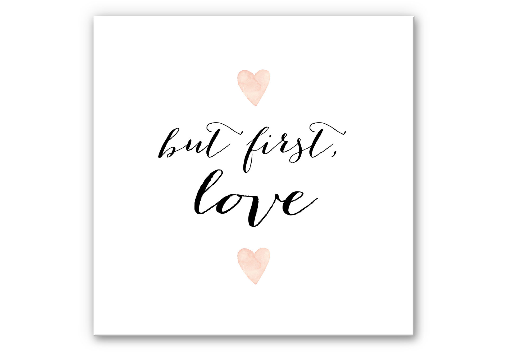 Wandbild Confetti & Cream - But first Love