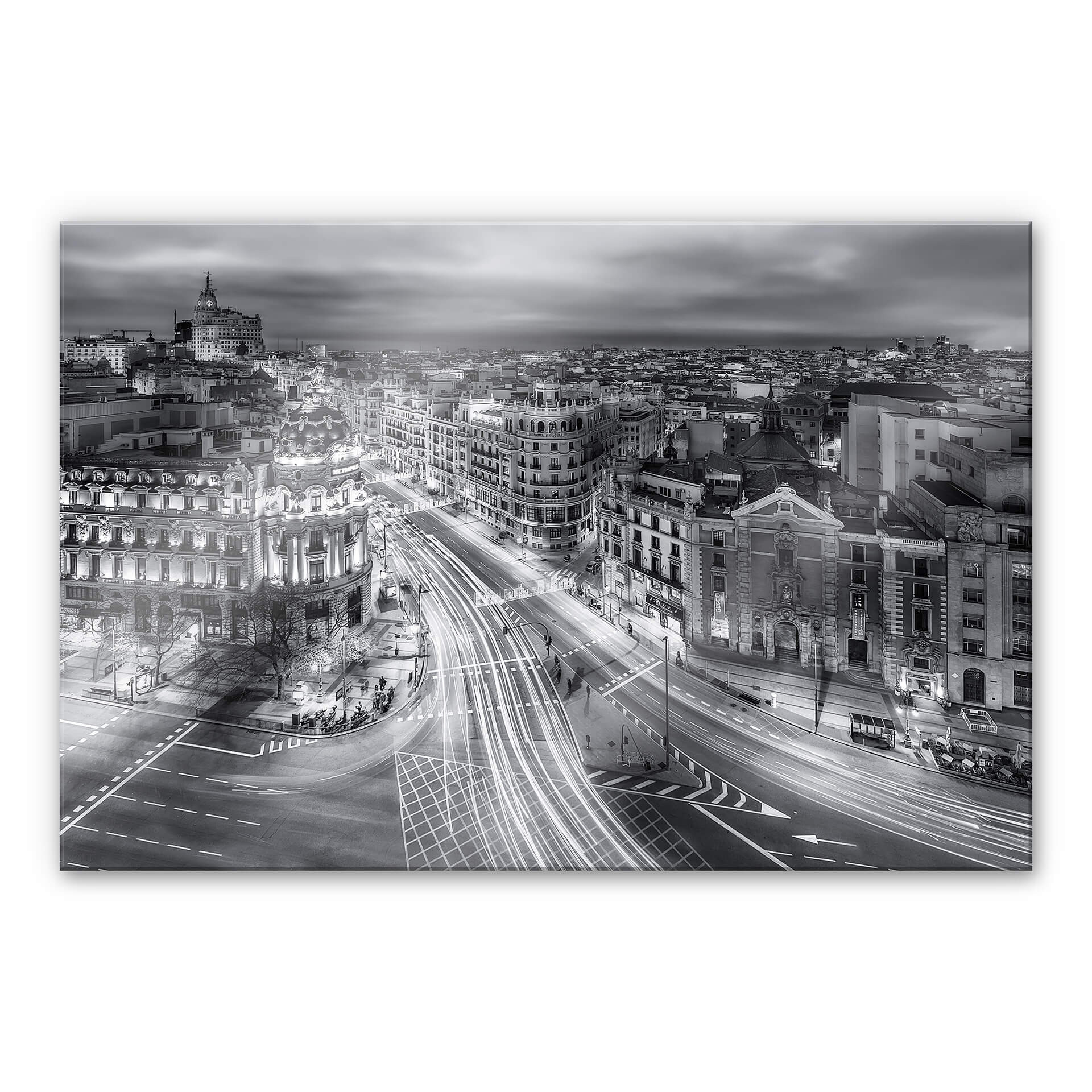 Akrylbillede Javier - Madrid om natten