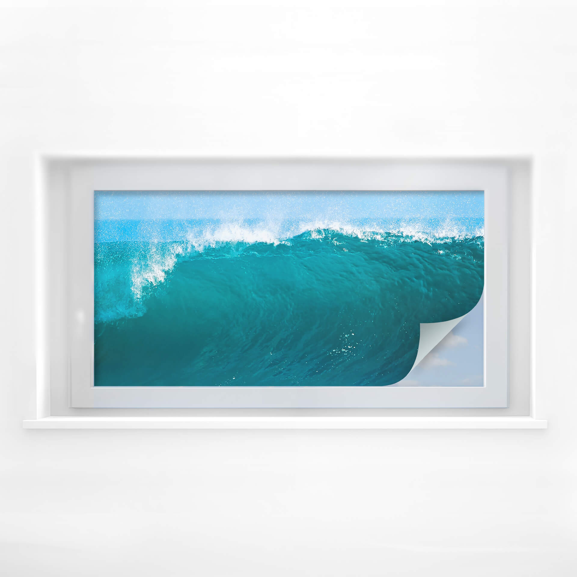 Raamfolie Perfect Wave – panorama