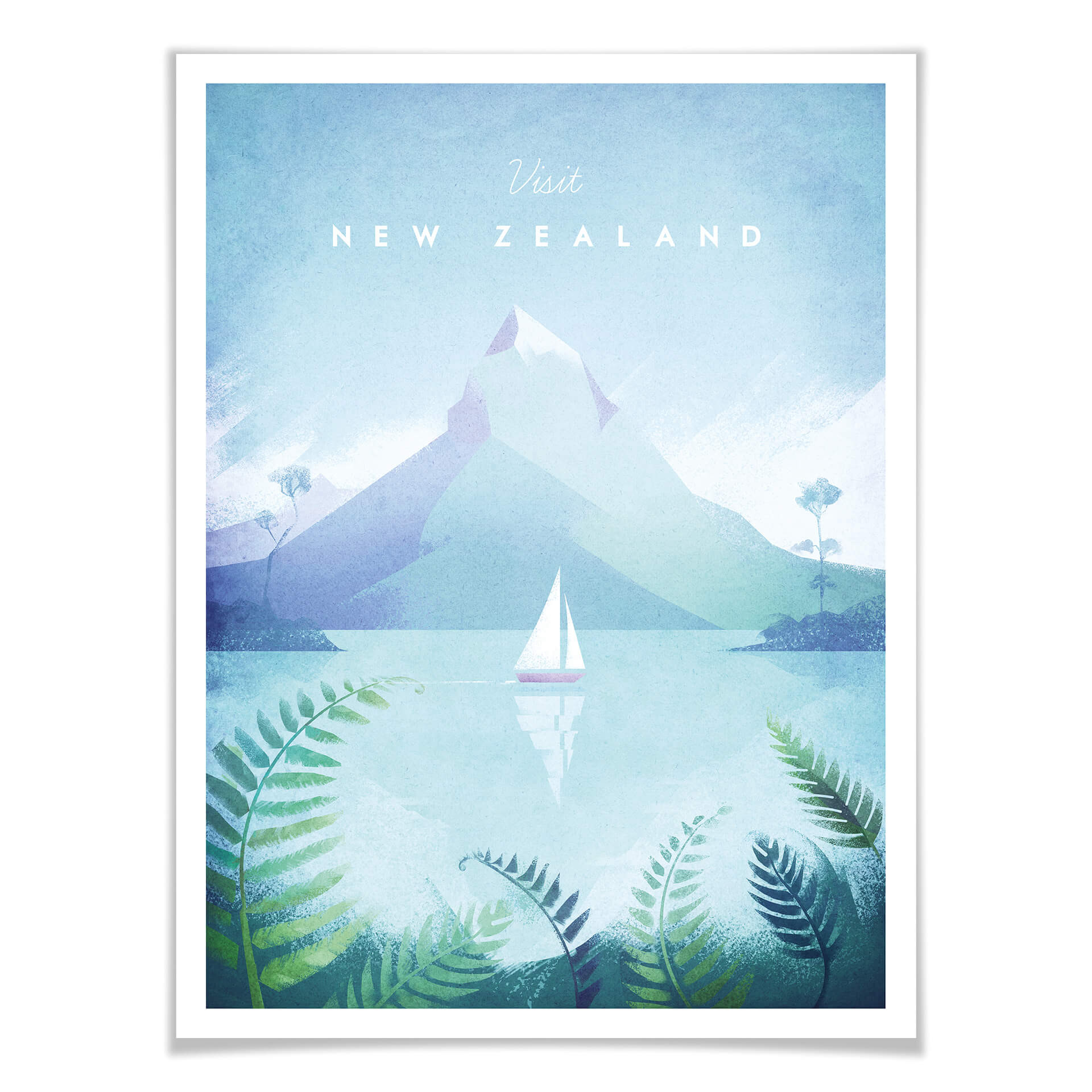 Affiche Rivers - Nouvelle Zélande