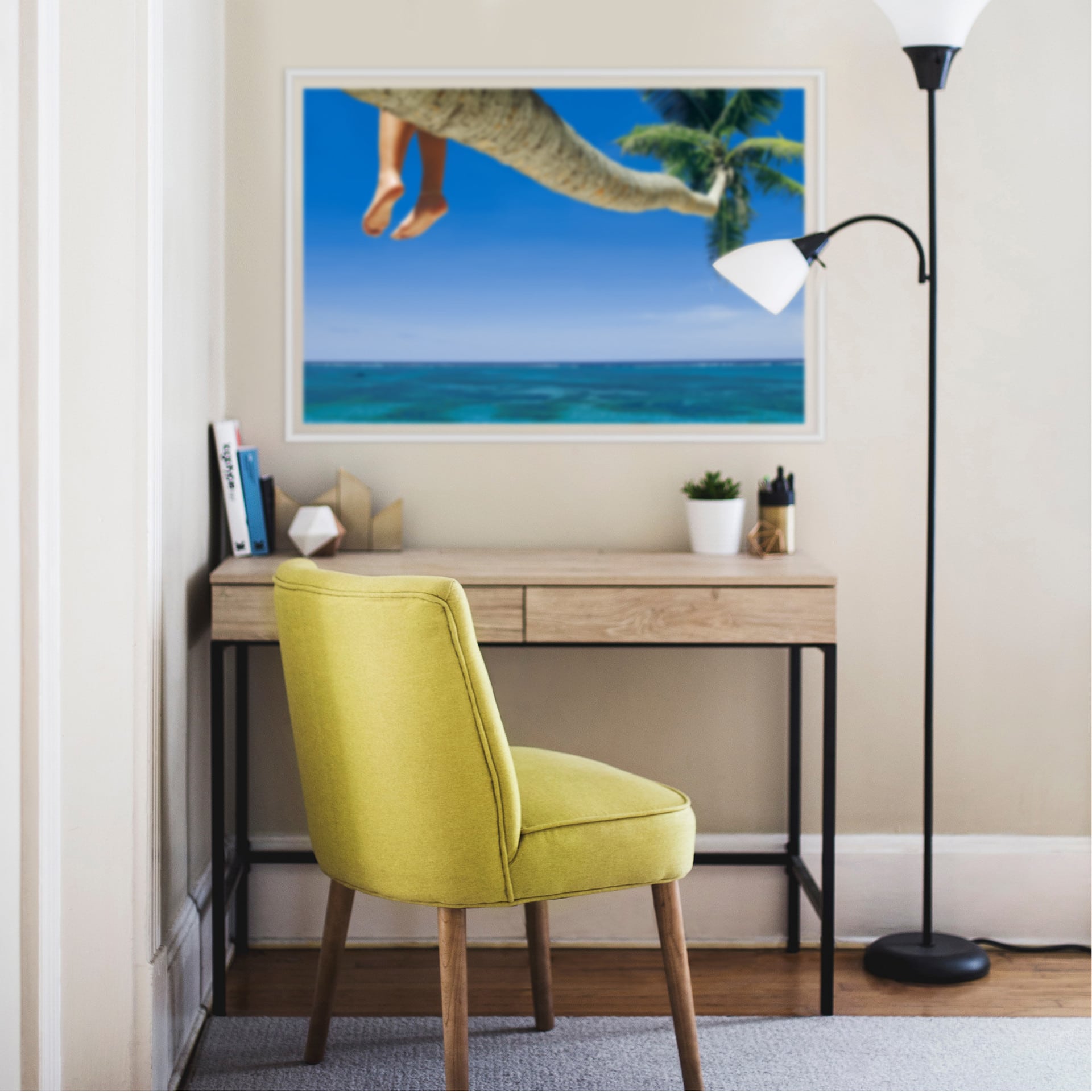 Poster autocollant - W - Pieds Ballants