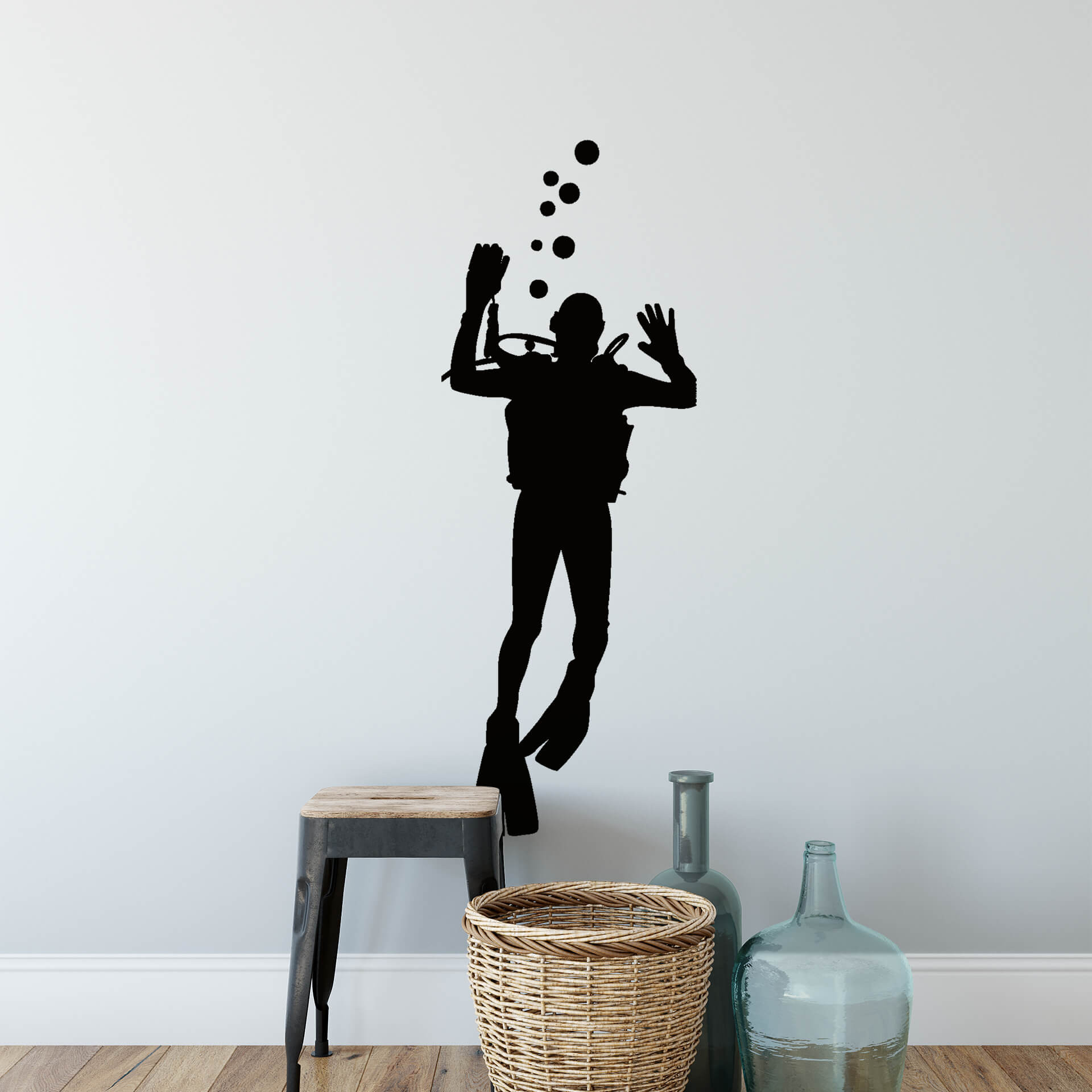 Wallsticker Dykker 02