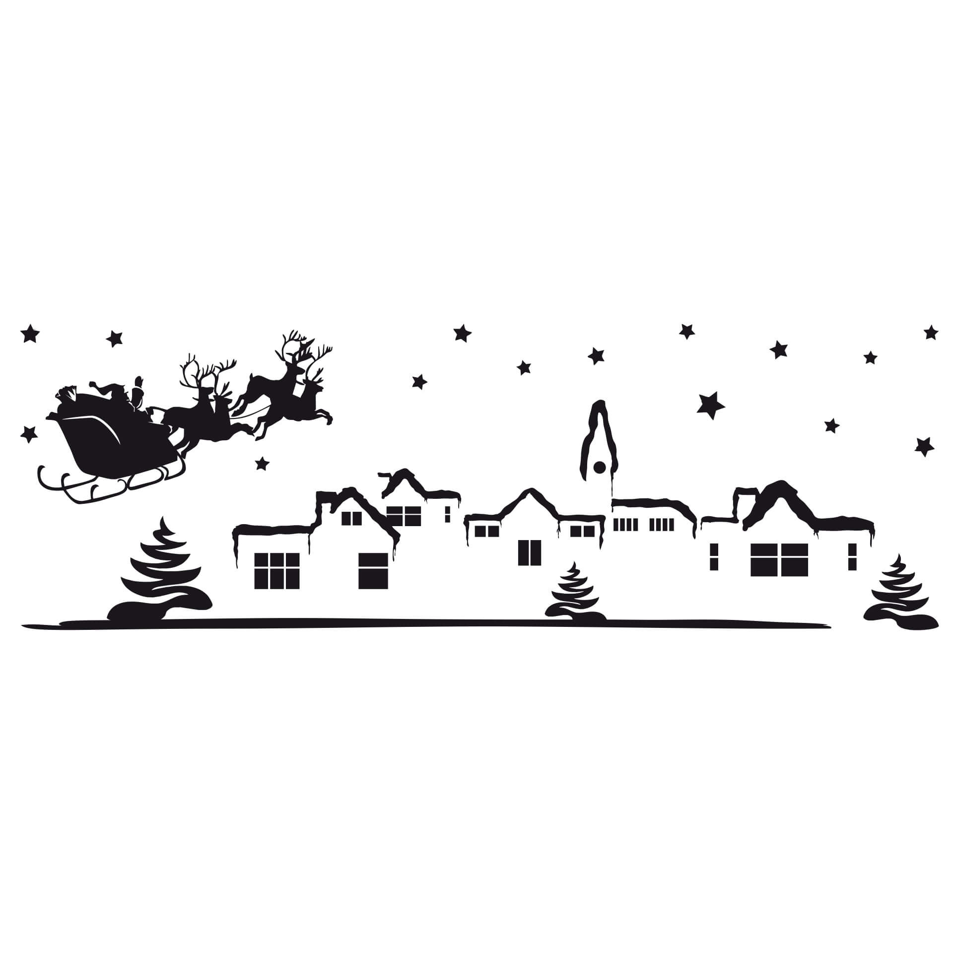 Wallsticker Jule Landskab