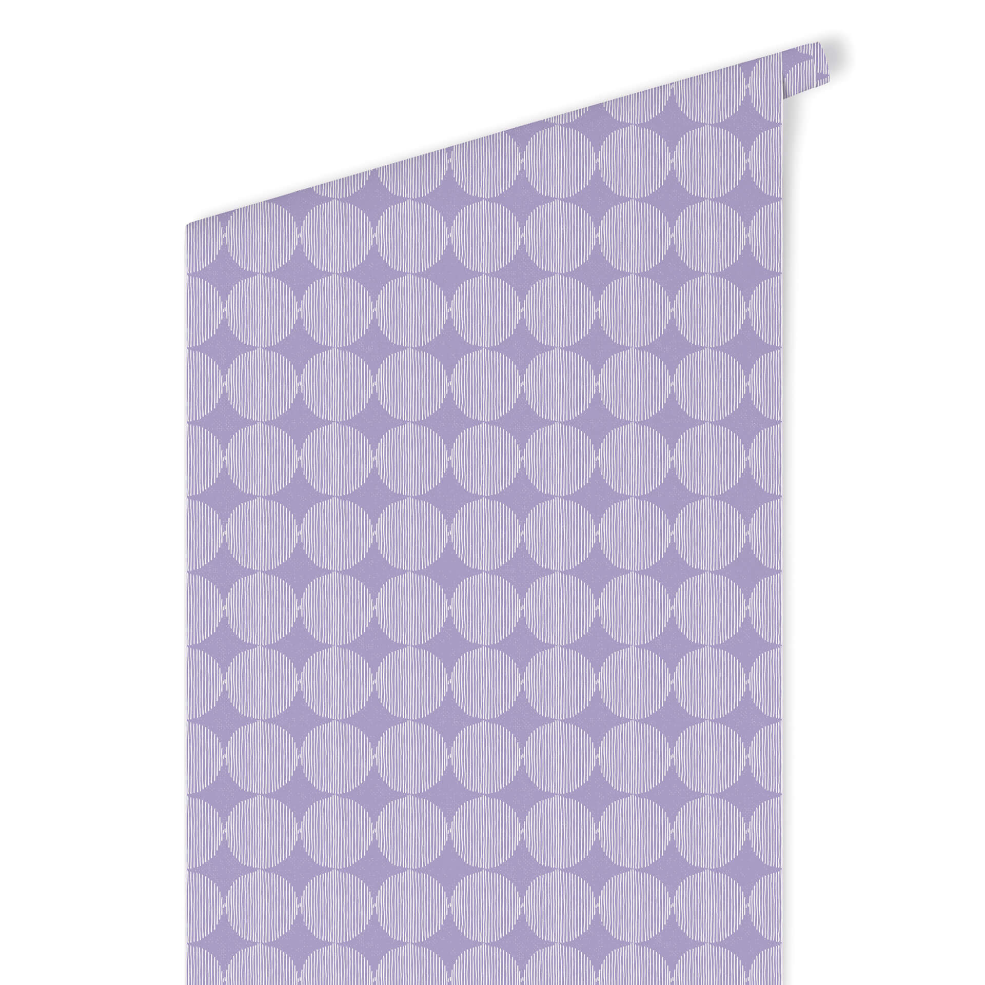 Patroonbehang – Abstracte Cirkels 02 – paars