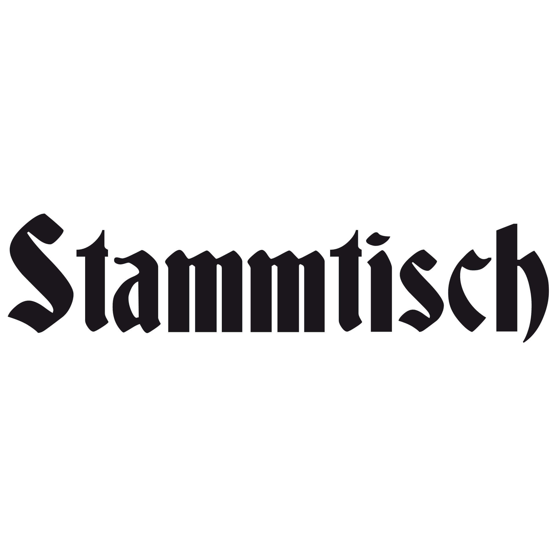 Wandtattoo Stammtisch