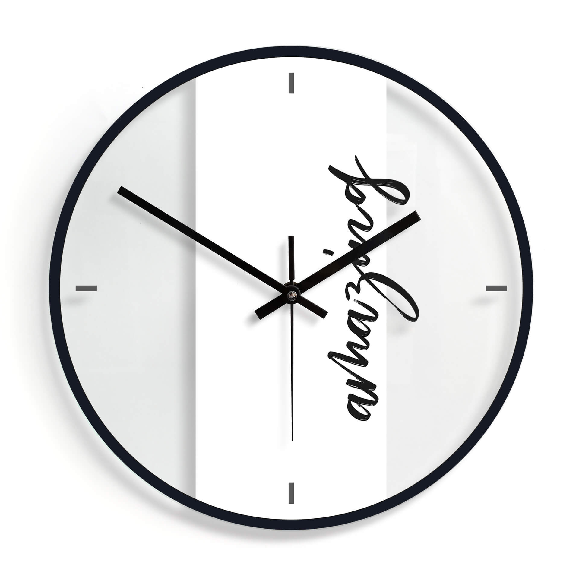 Horloge murale en verre - Amazing