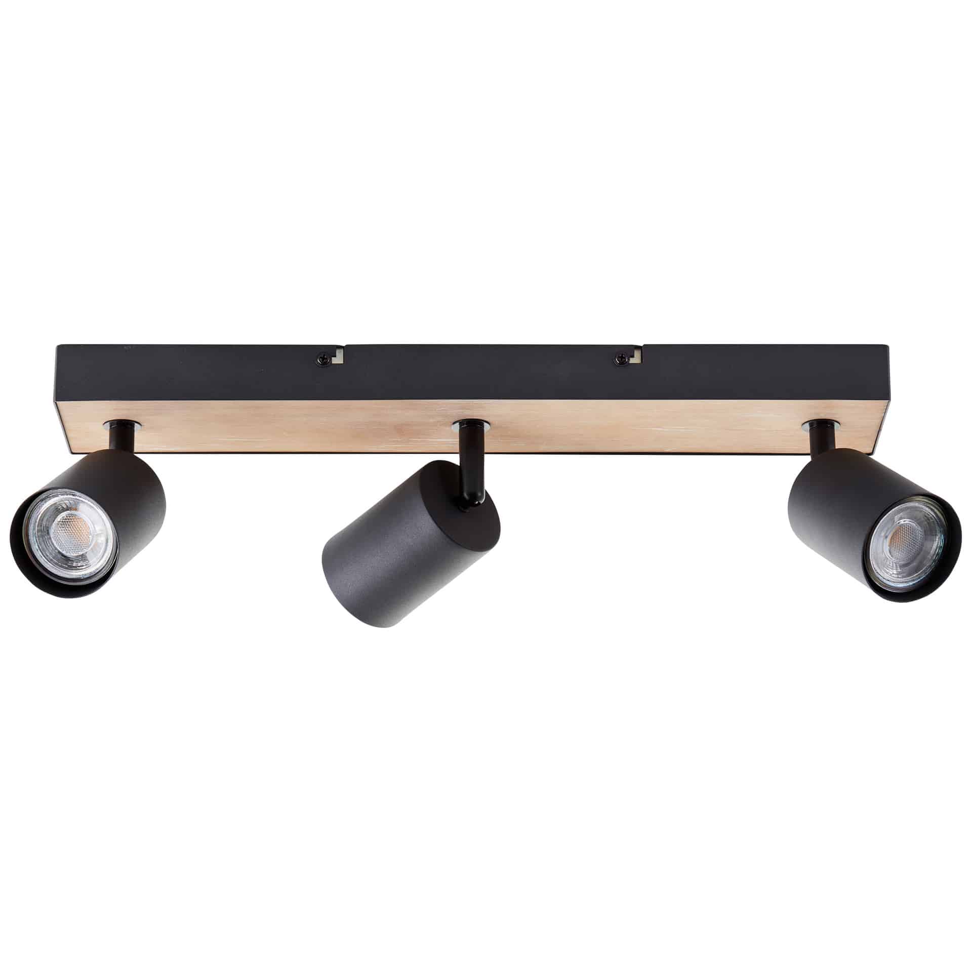 Spotbalken Joris, braun, 42 x 15,3 cm, Metall Spotbalken