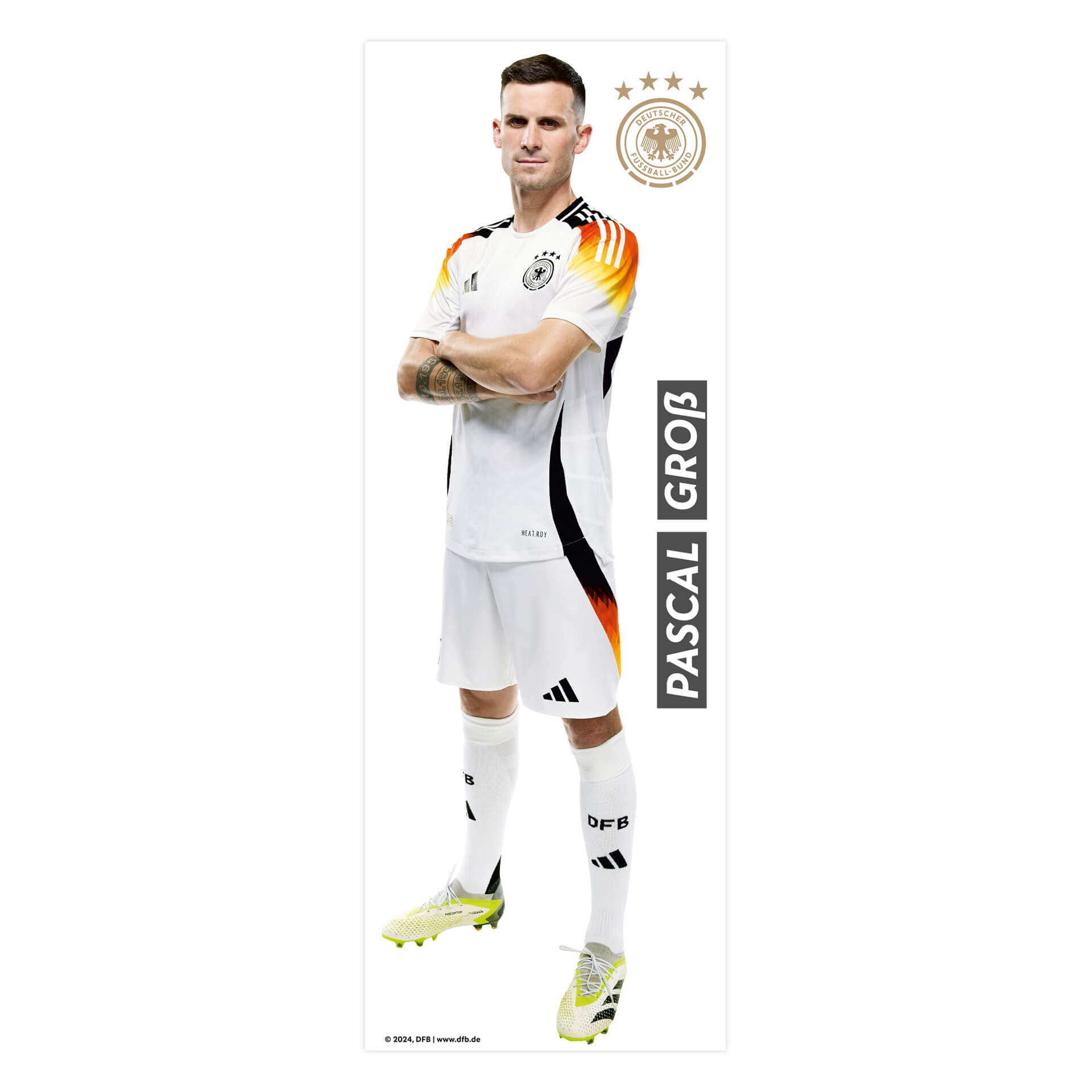 DFB Sticker EM für die Wand, Wandtattoo - Groß