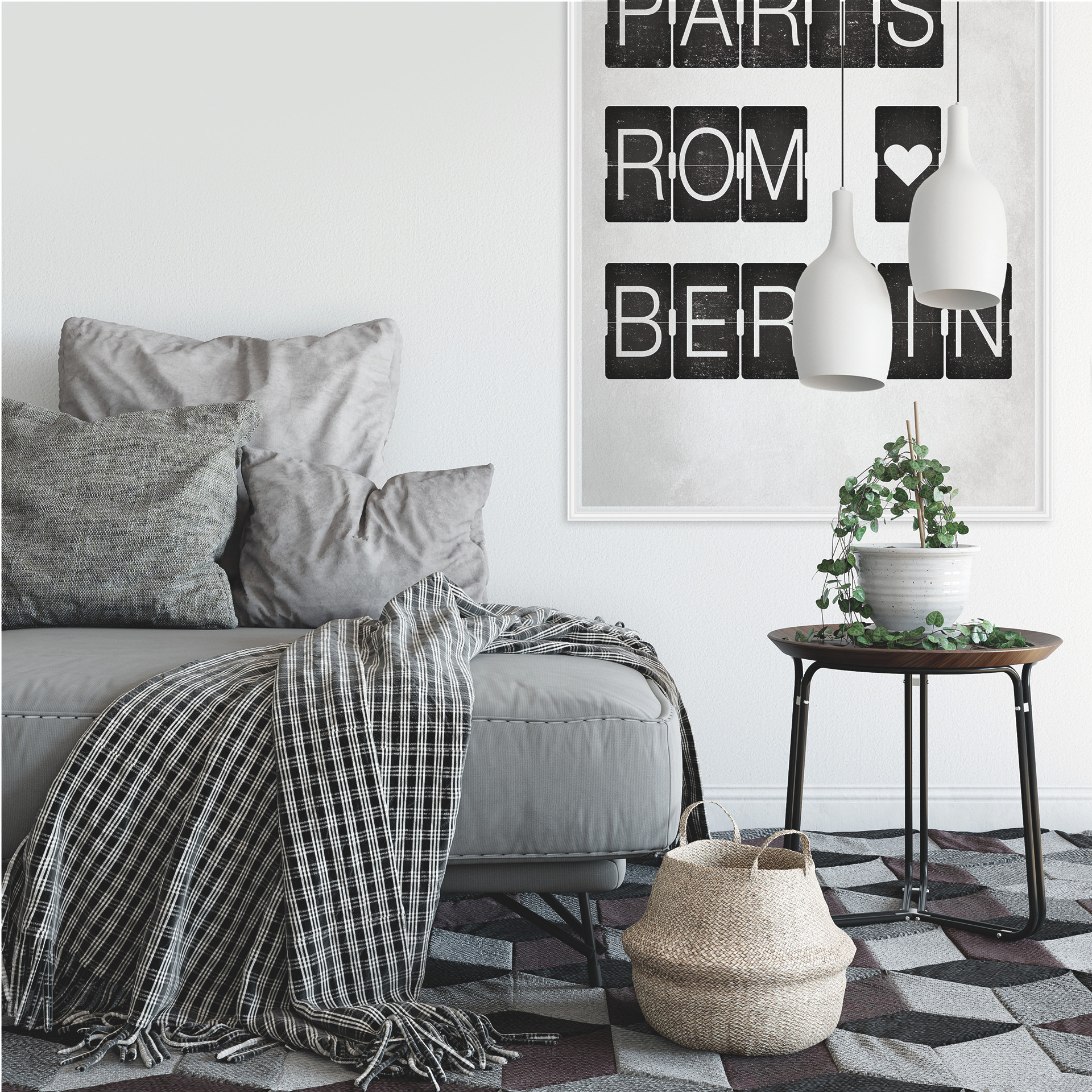 Wallprint W - Paris-Rom-Berlin