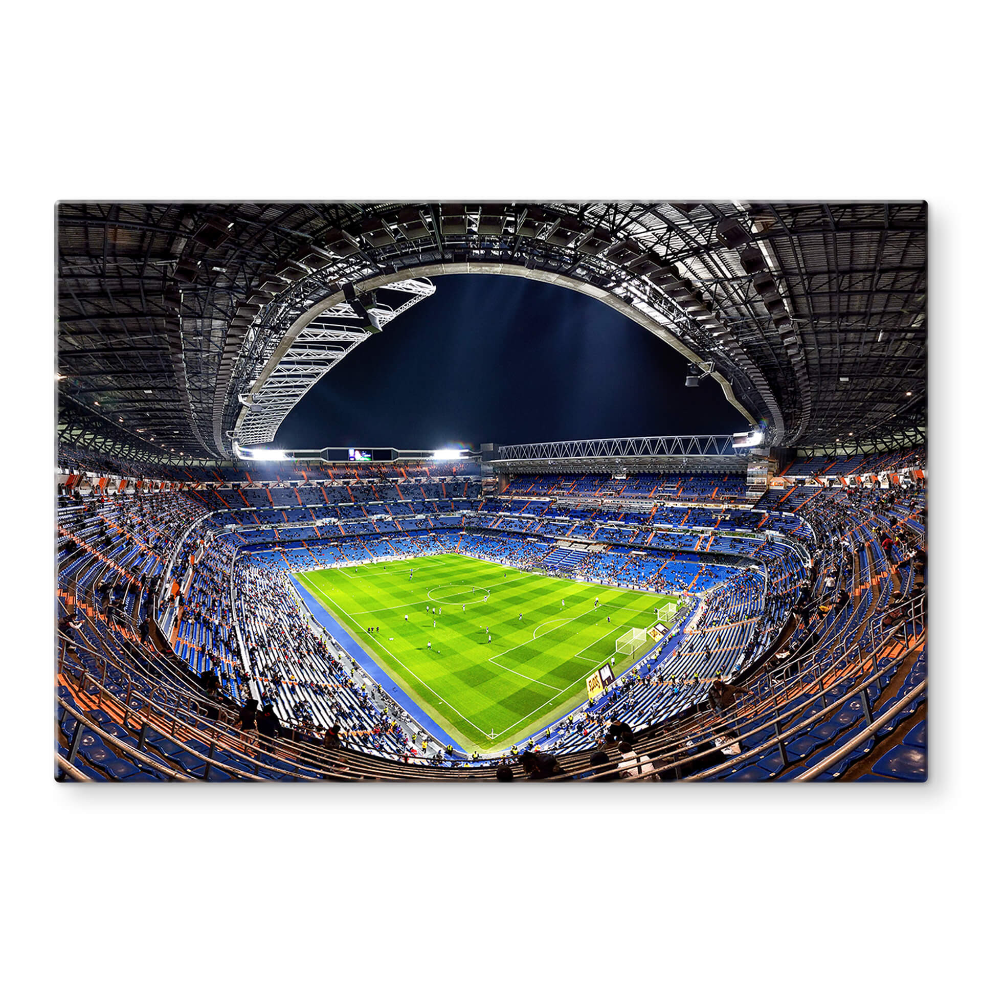 Glasschilderij Garcia - Real Madrid - Santiago Bernabéu Stadion