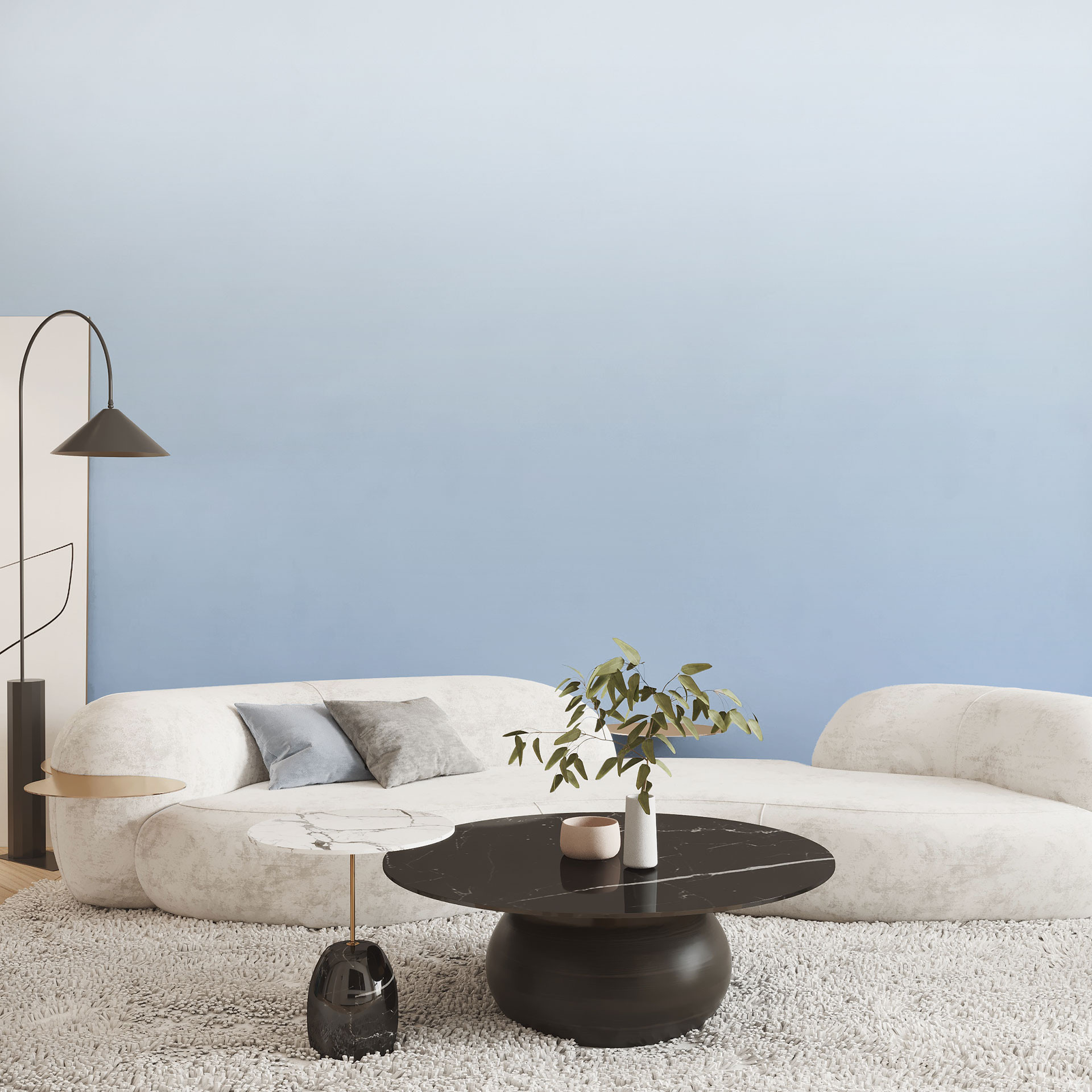 Fotobehang Ombre - Bright Day