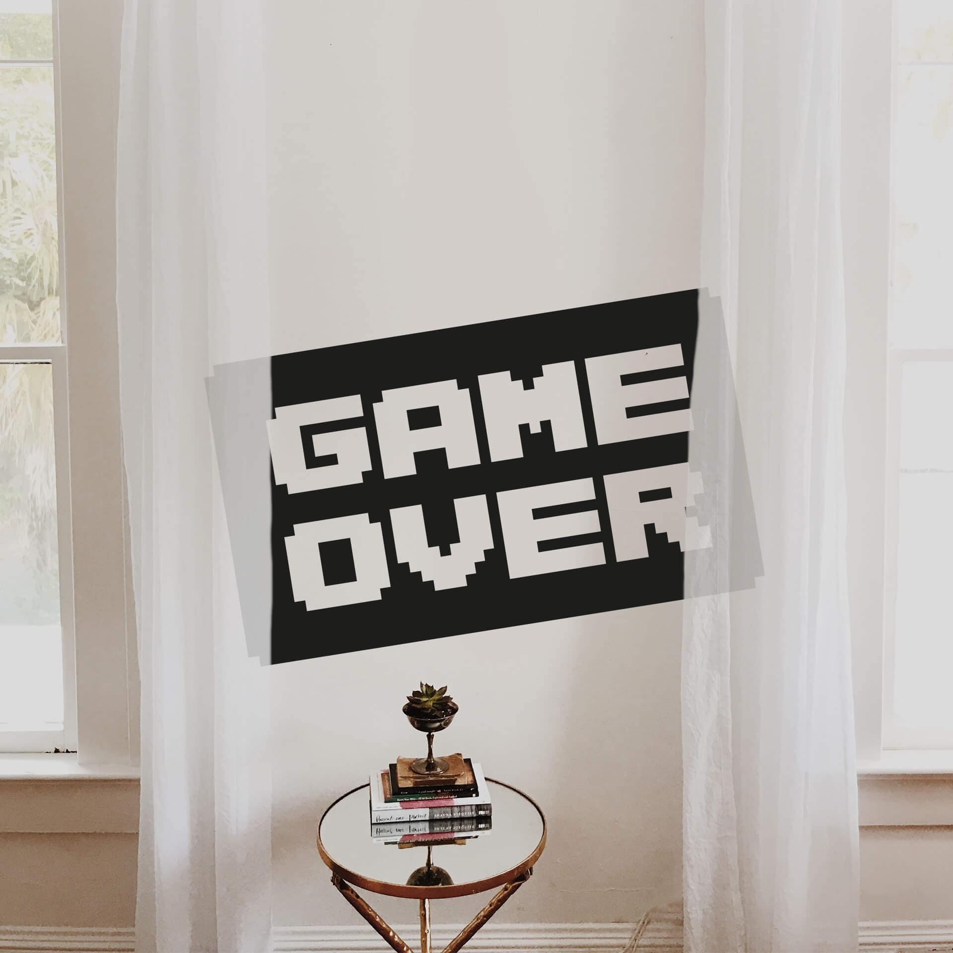 Game Over wallsticker