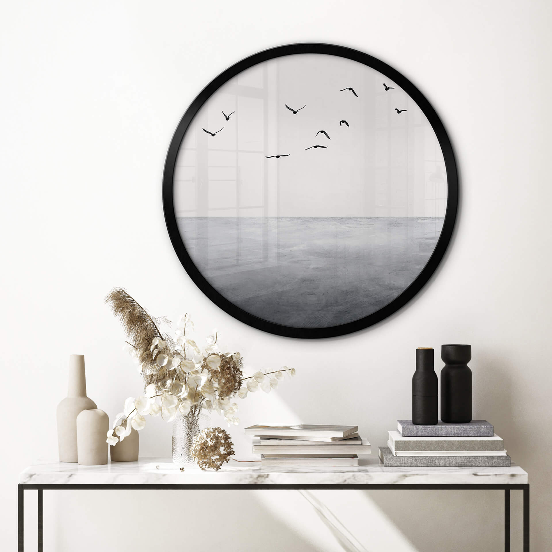 Poster Kubistika - Le grand large - Rond